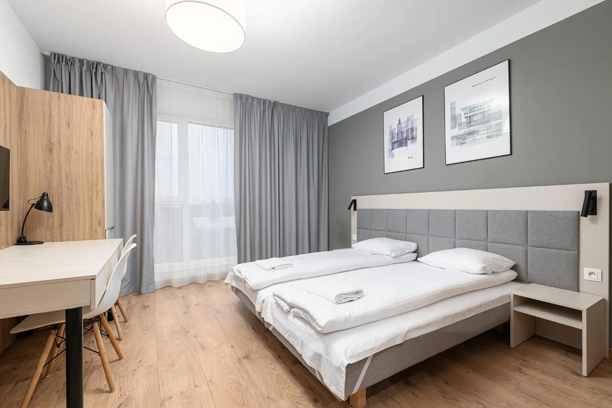 Bed in RentPlanet - Apartamenty Wolska