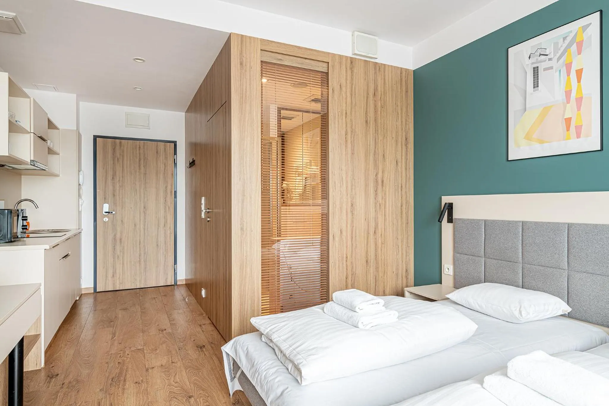 Bed in RentPlanet - Apartamenty Wolska