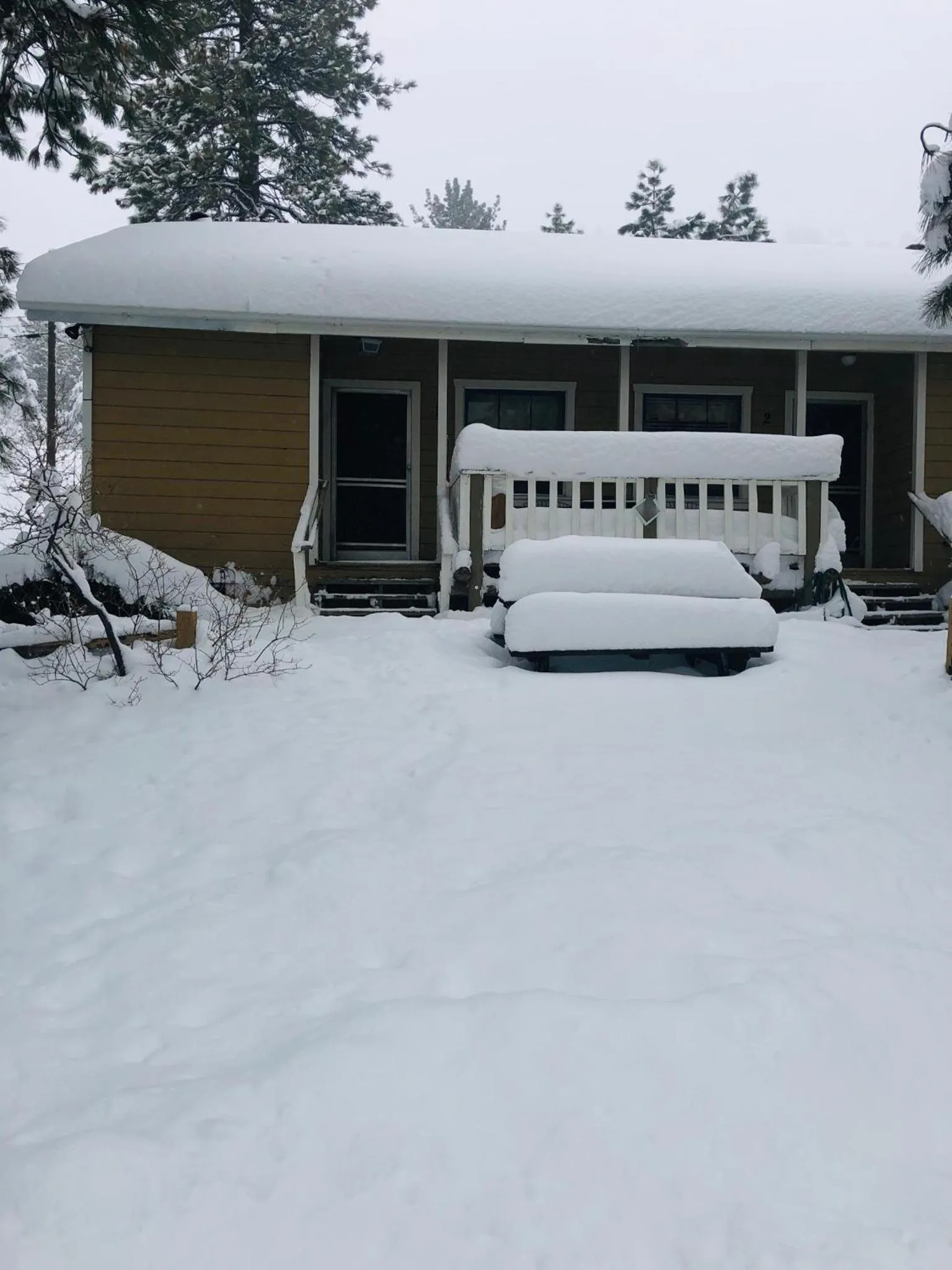 Balcony/Terrace in Mountain View Cabins