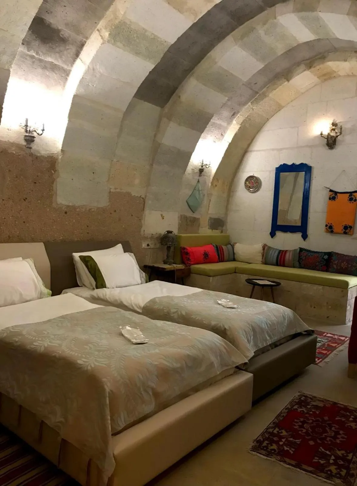 Bed in Pigeon Hotel Cappadocia