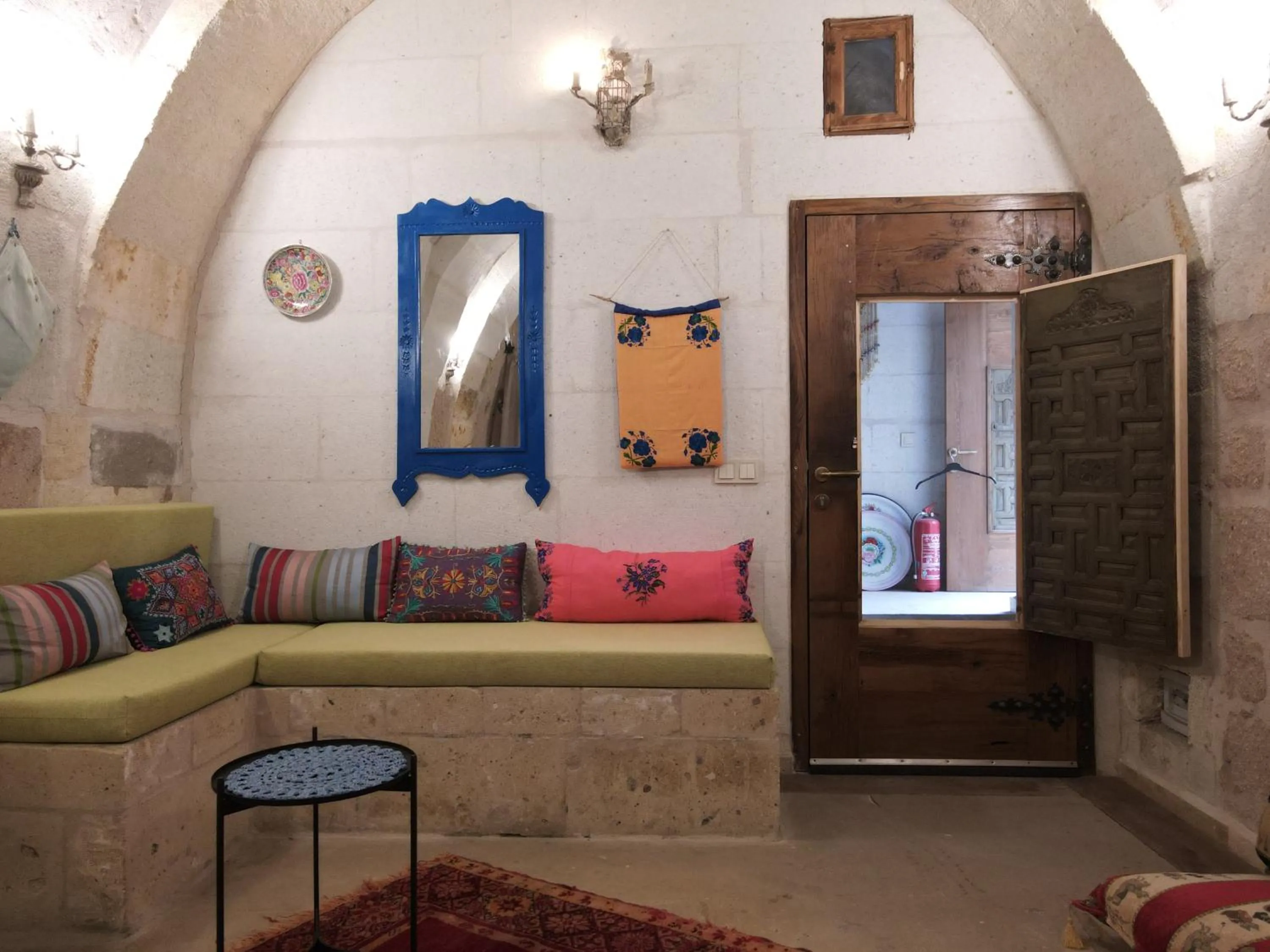 Seating area in Pigeon Hotel Cappadocia