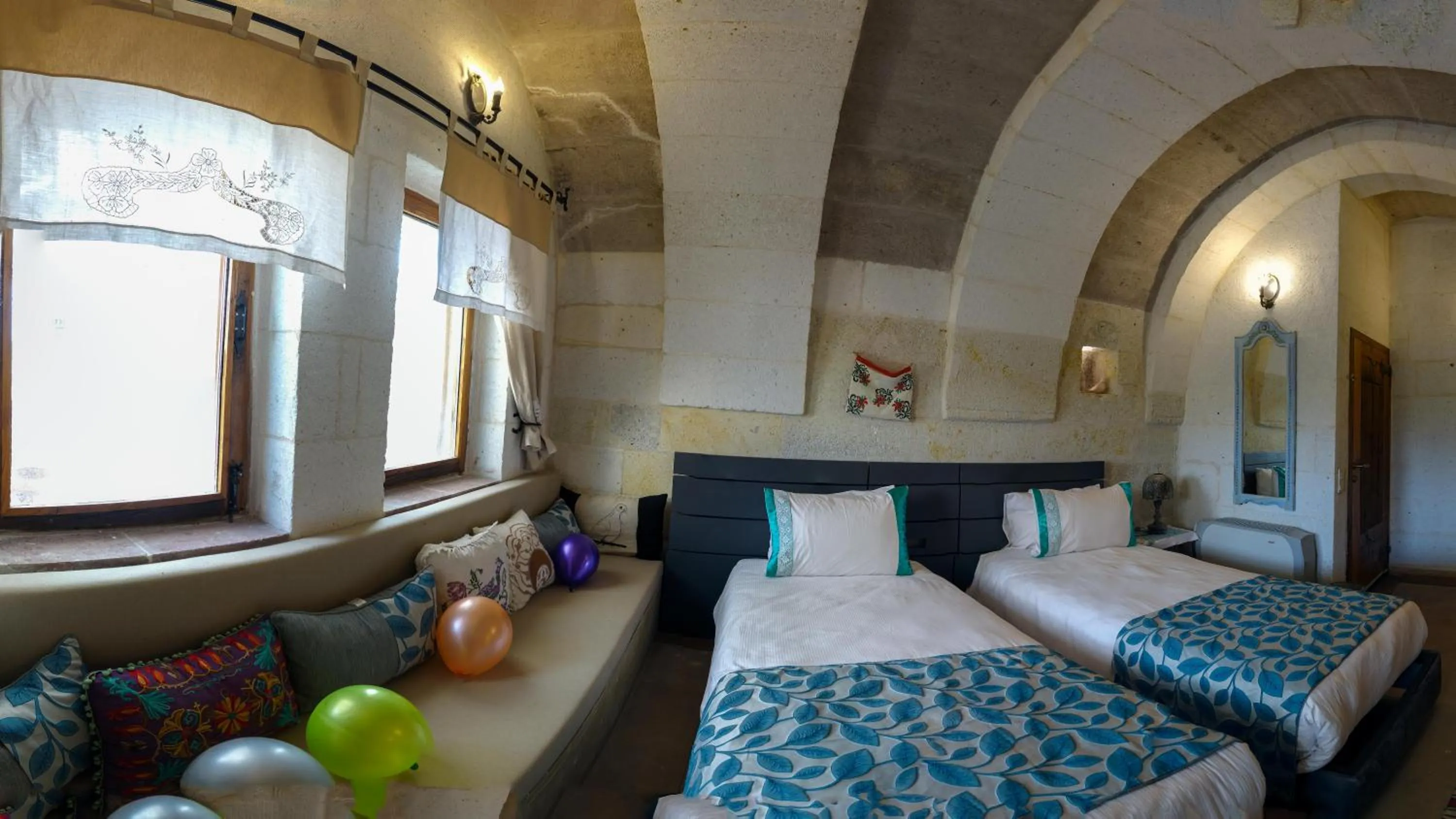 Bed in Pigeon Hotel Cappadocia