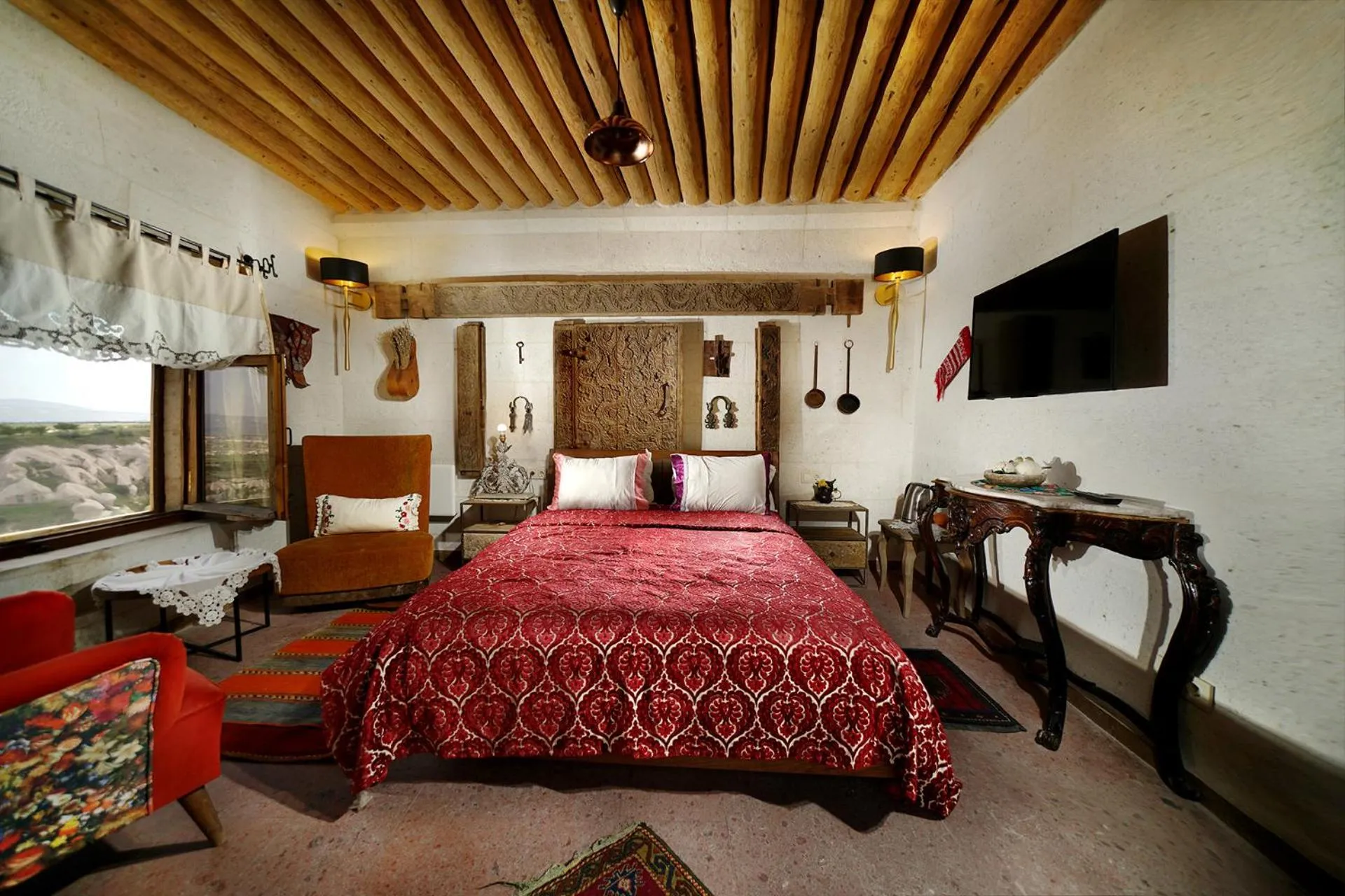 Bed in Pigeon Hotel Cappadocia