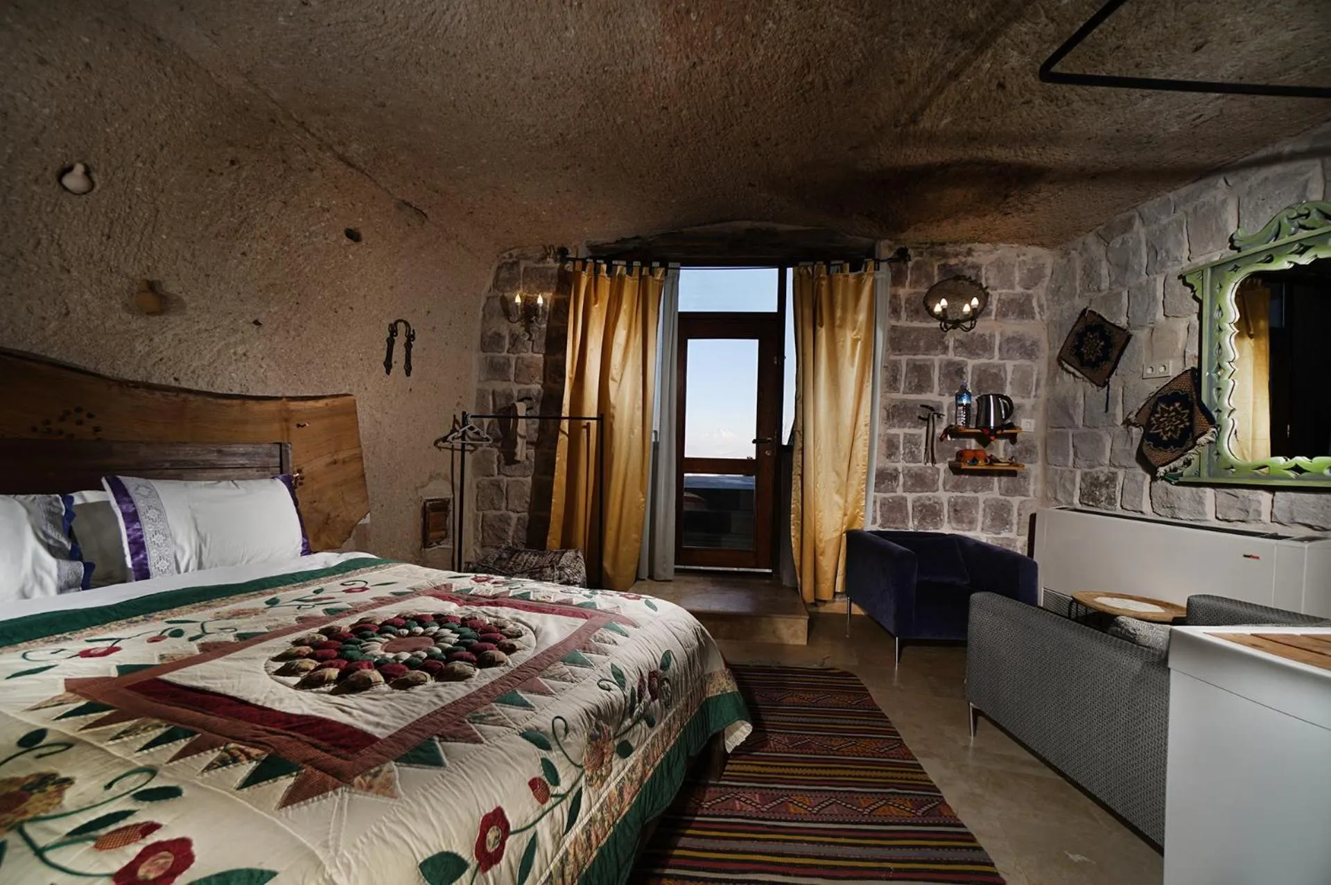 Bed in Pigeon Hotel Cappadocia