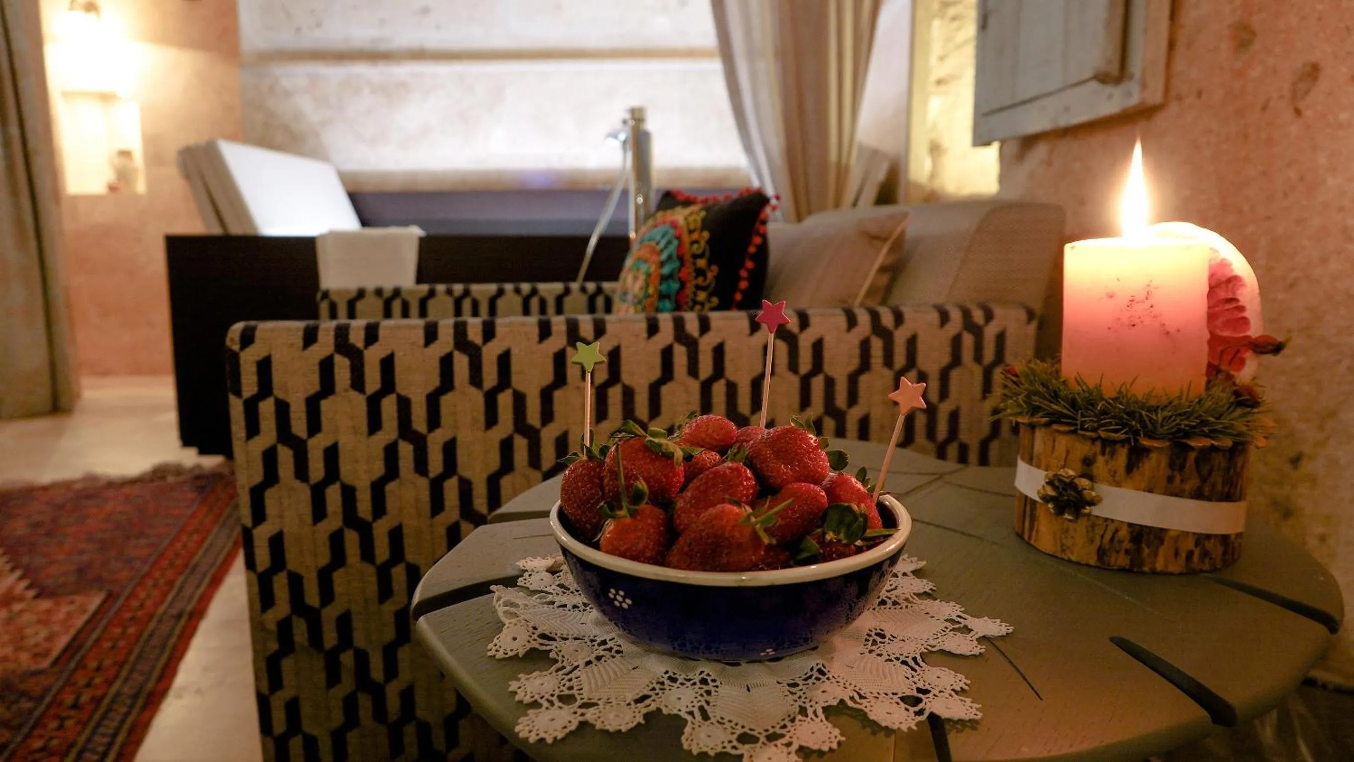 Decorative detail in Pigeon Hotel Cappadocia