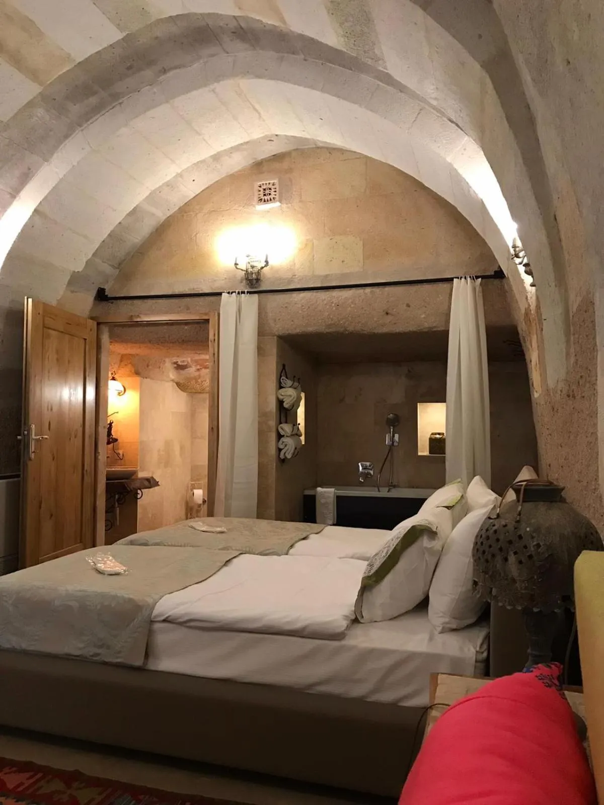 Bed in Pigeon Hotel Cappadocia
