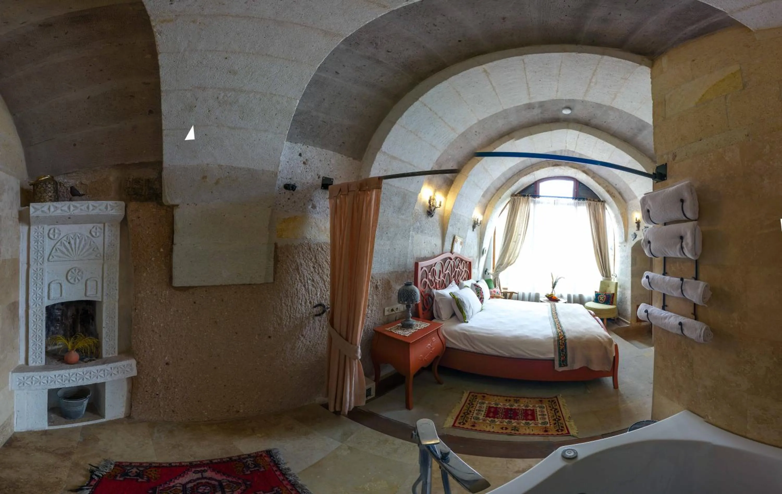 Bed in Pigeon Hotel Cappadocia