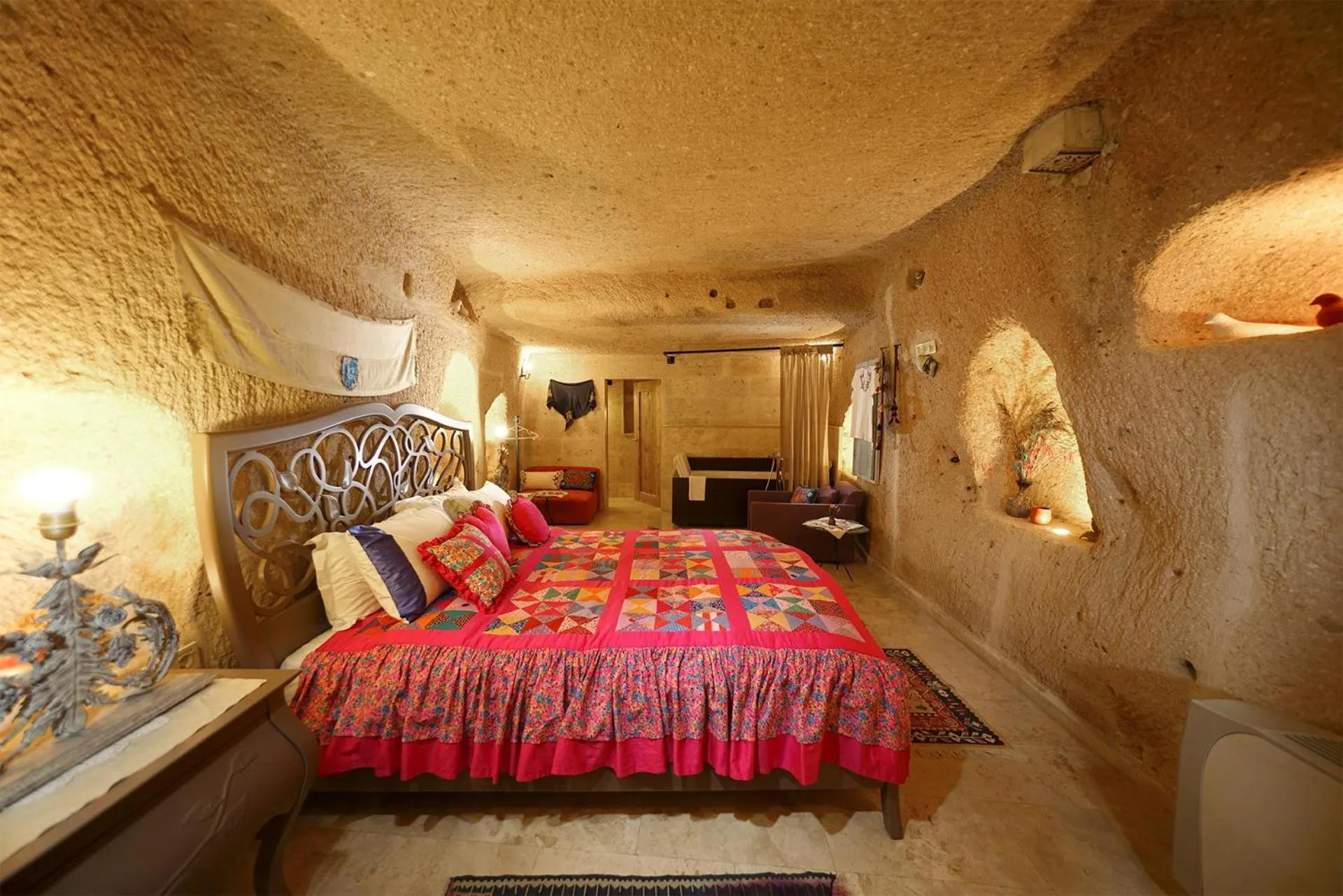 Bed in Pigeon Hotel Cappadocia