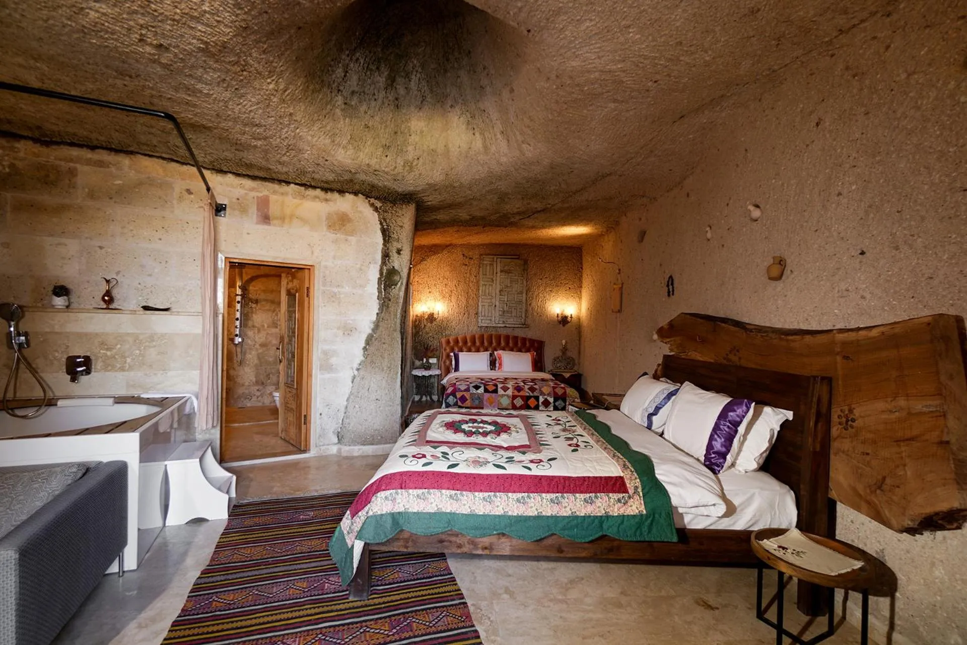 Bed in Pigeon Hotel Cappadocia