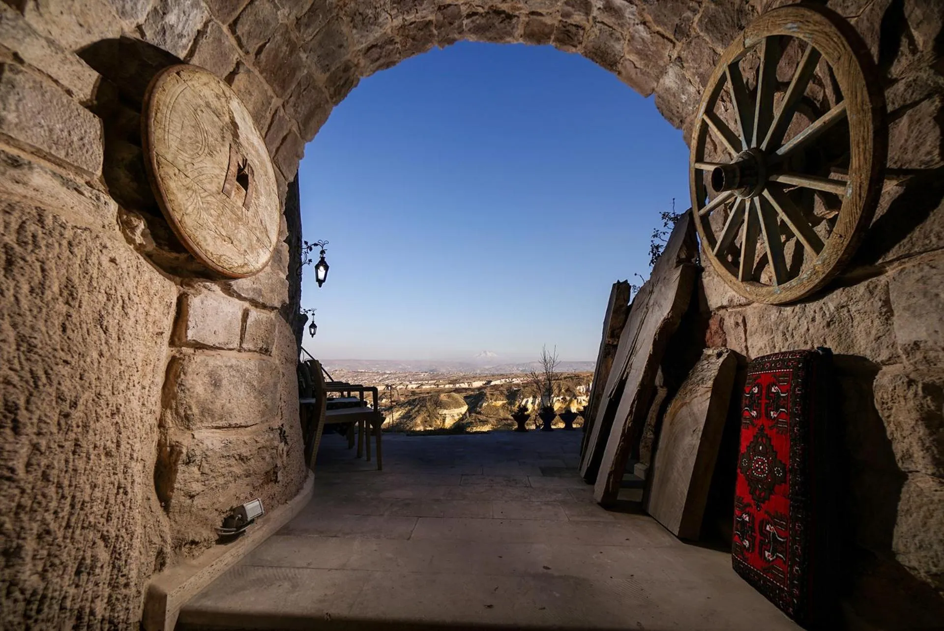 Mountain view in Pigeon Hotel Cappadocia