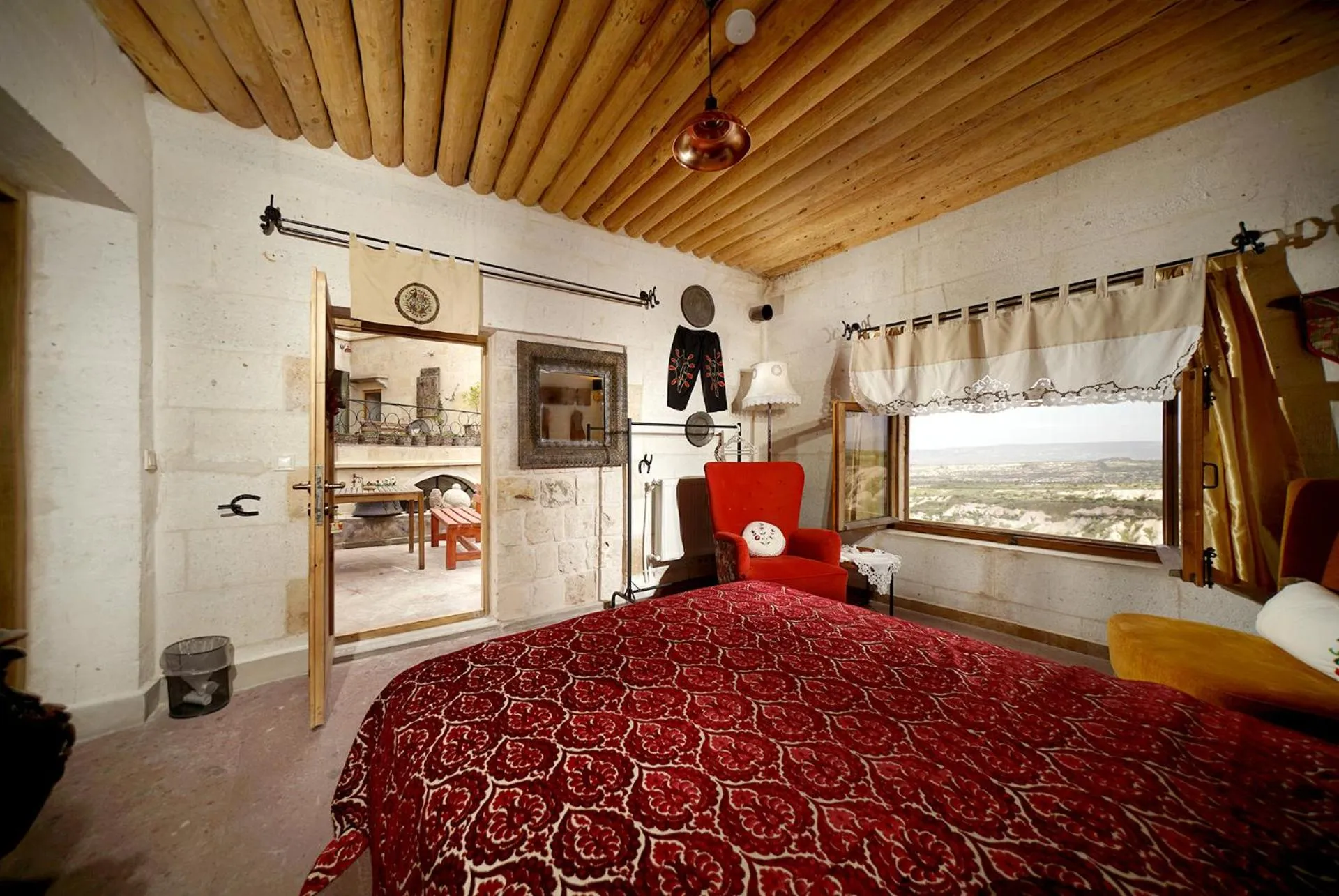 Bed in Pigeon Hotel Cappadocia