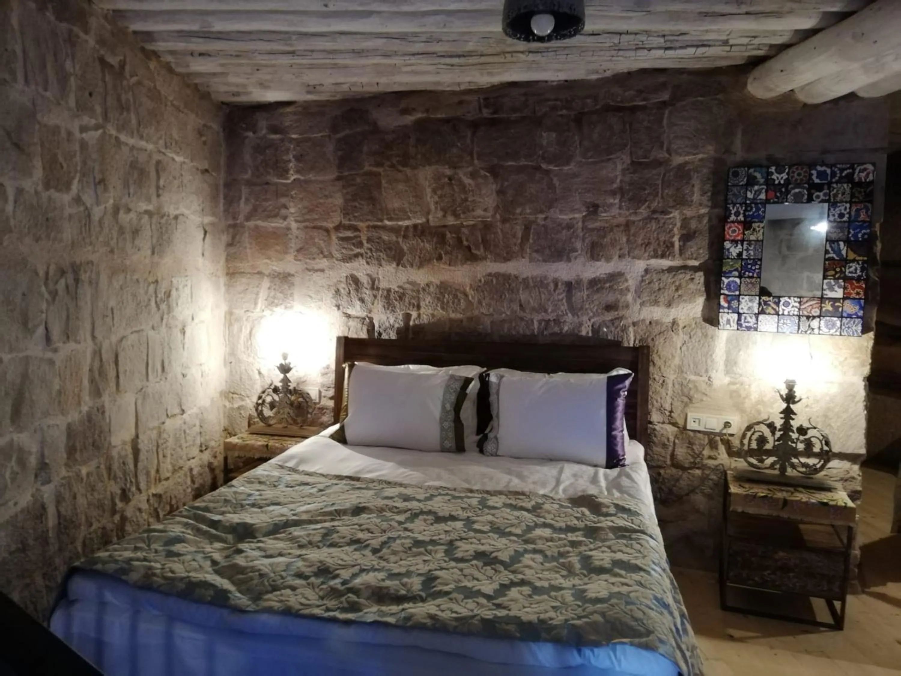 Bed in Pigeon Hotel Cappadocia