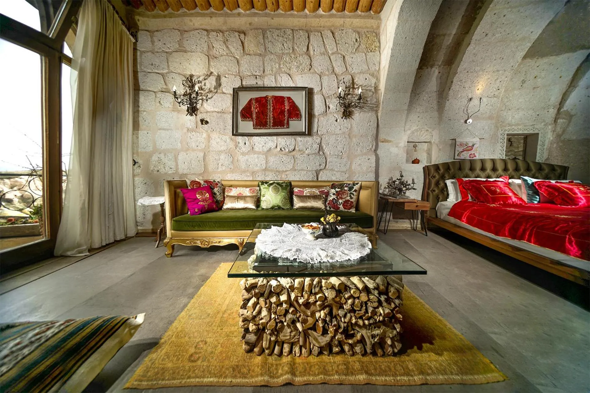 Bed in Pigeon Hotel Cappadocia