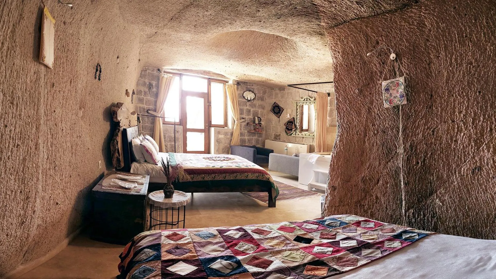 Bed in Pigeon Hotel Cappadocia