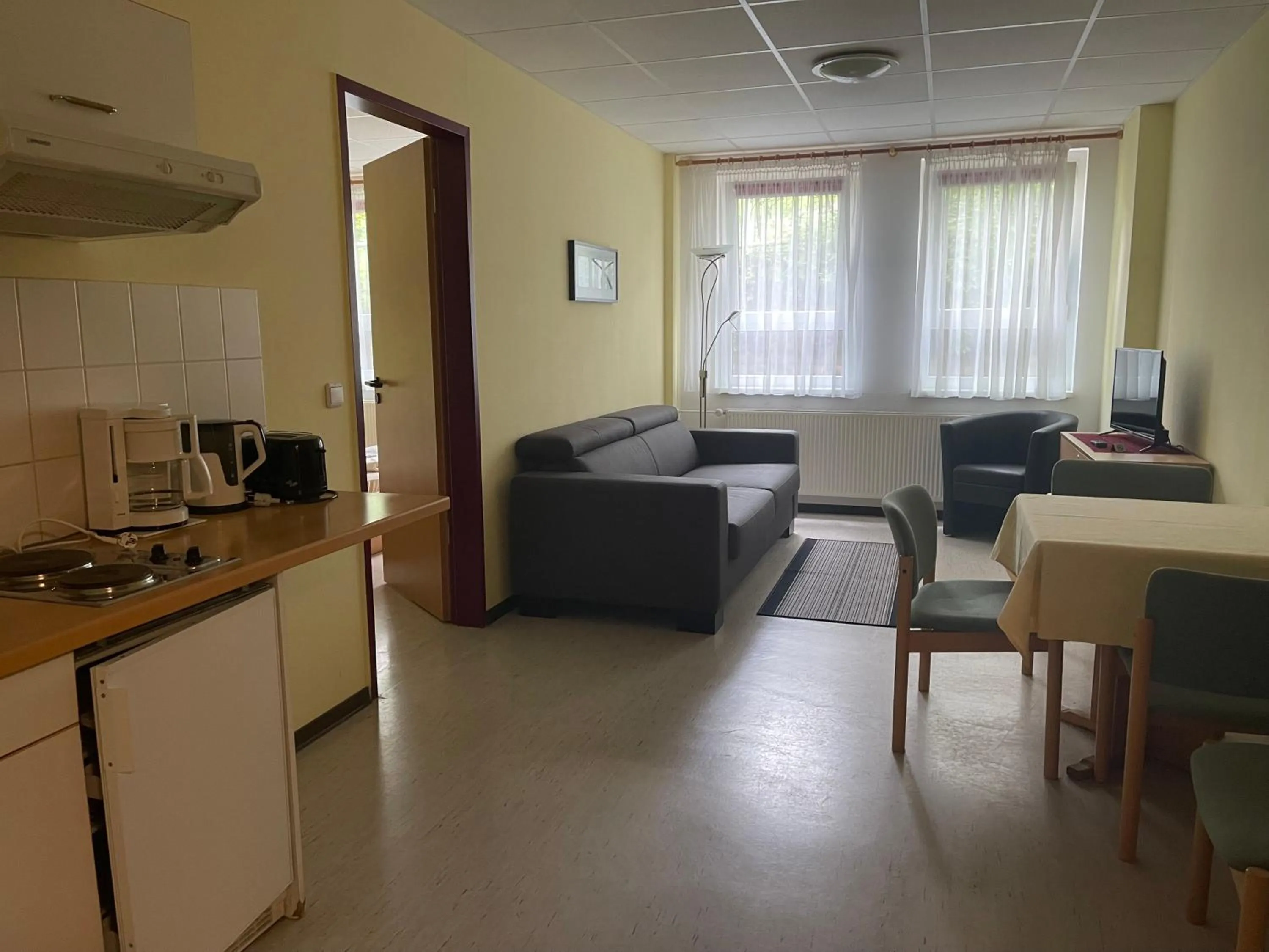 Kitchen or kitchenette in Hotel Zum Bären