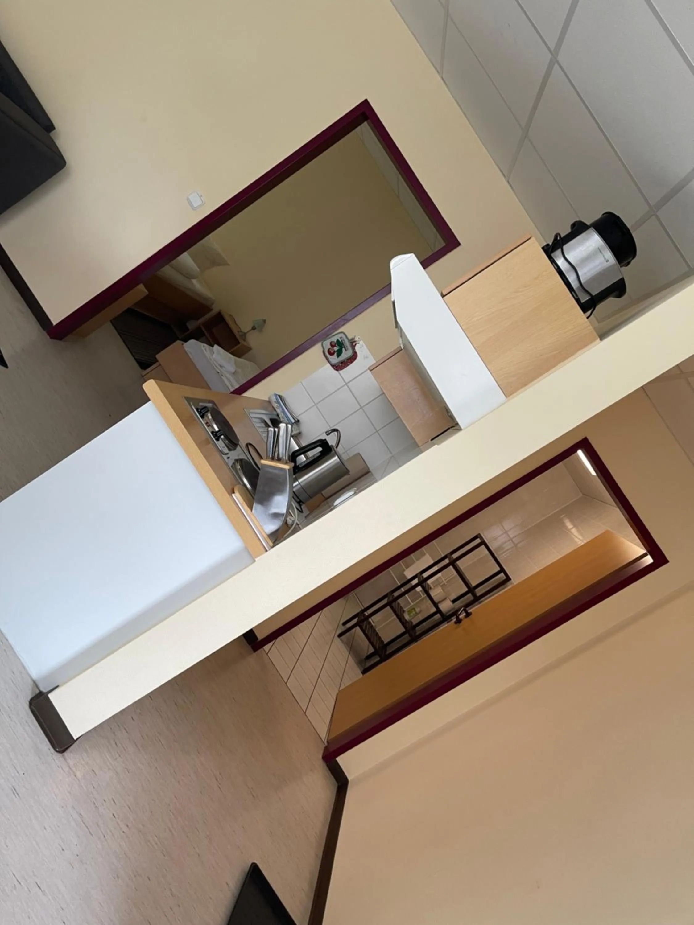 Kitchen or kitchenette in Hotel Zum Bären