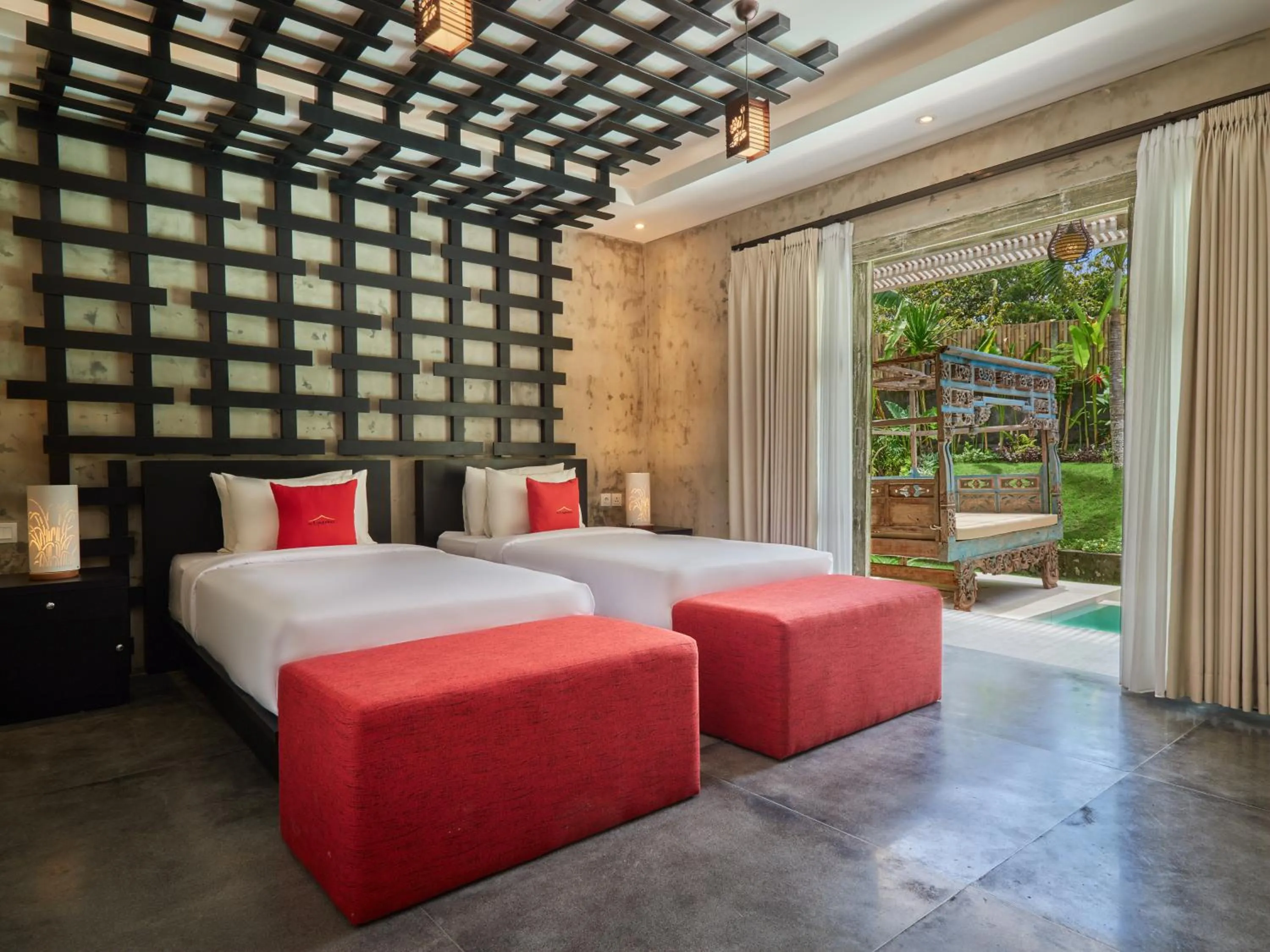 View (from property/room), Bed in The Tempekan Heritage