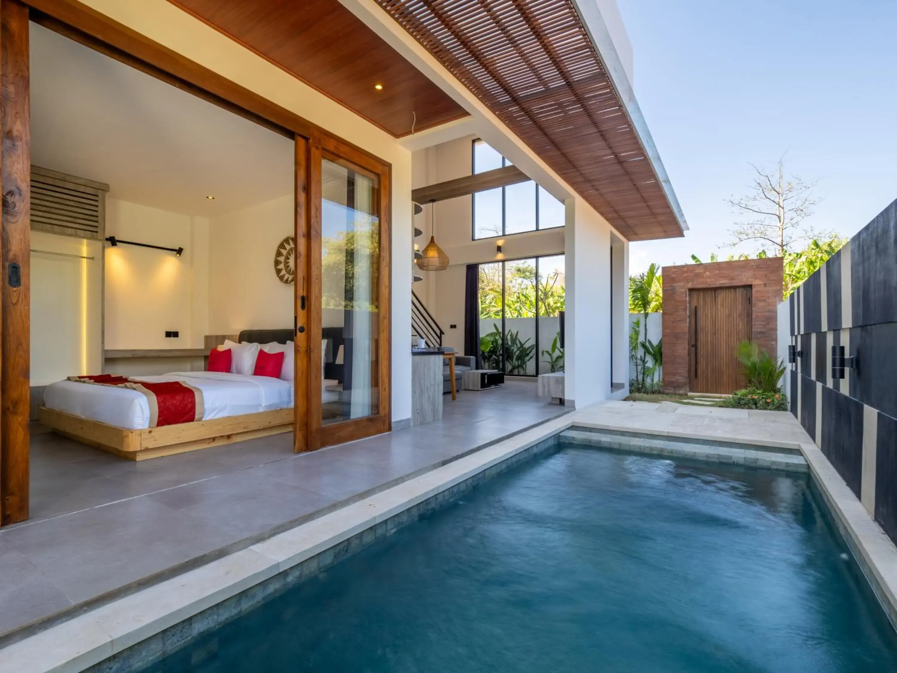 Swimming pool, Bed in The Tempekan Heritage Swimming pool, Bed in The Tempekan Heritage