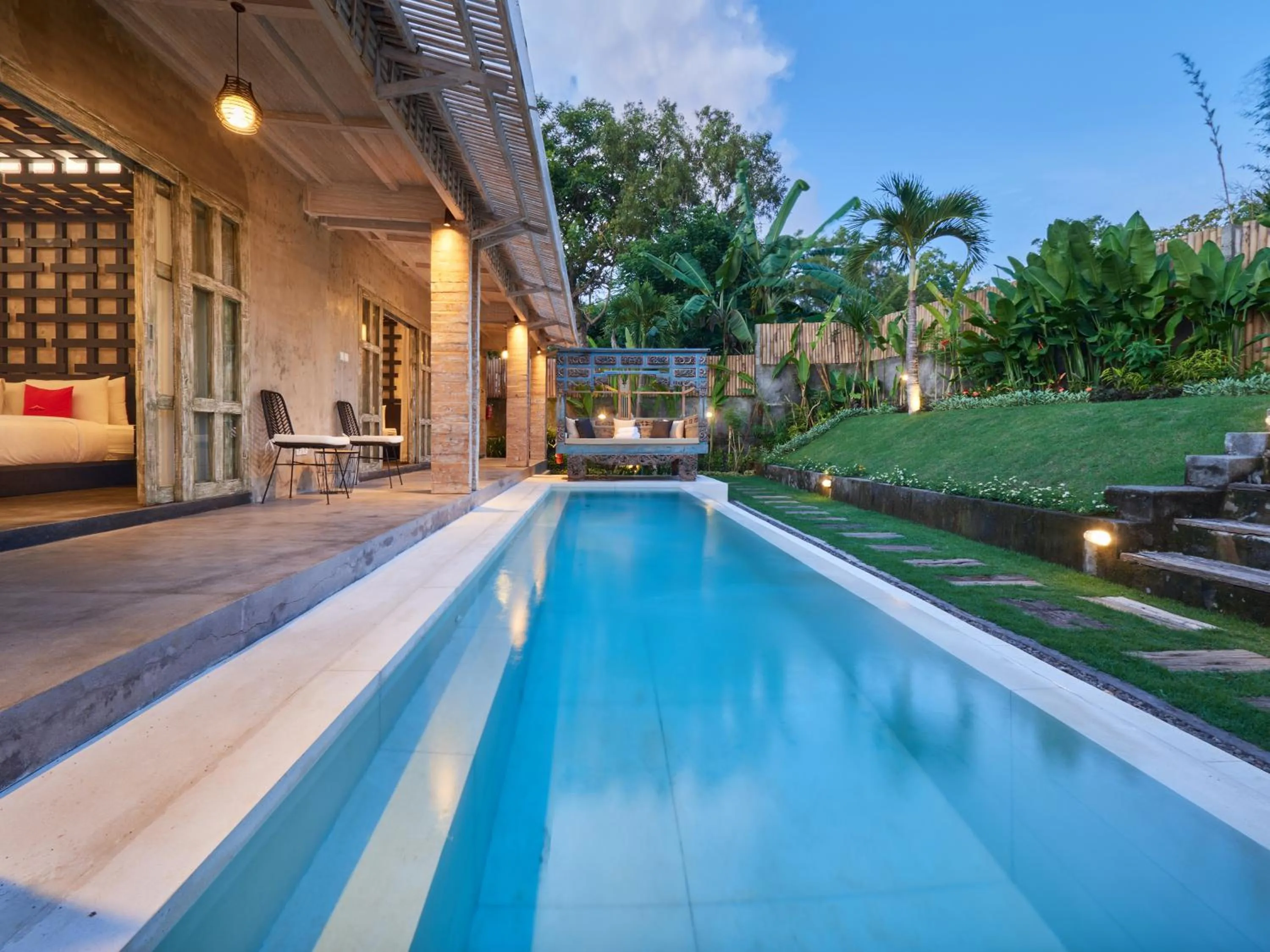 Garden view in The Tempekan Heritage