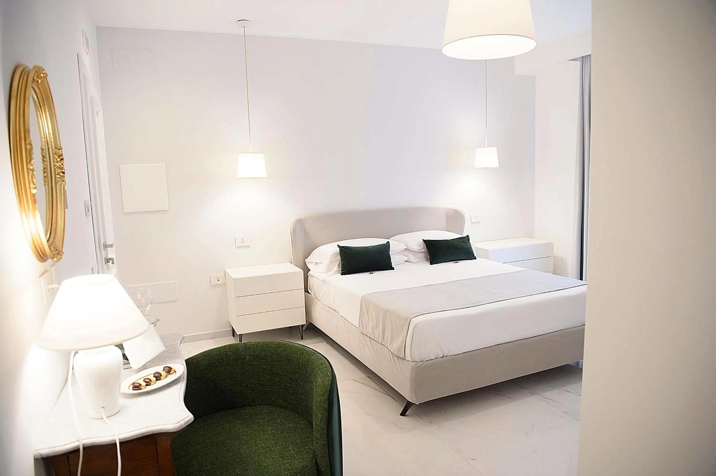 Decorative detail, Bed in Tenuta Tropeano