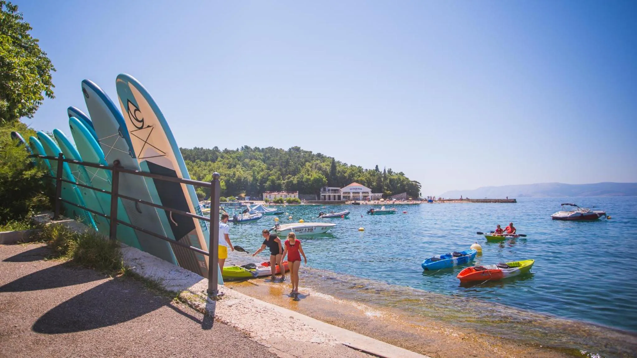 Beach in Adrialux Camping Mobile Homes