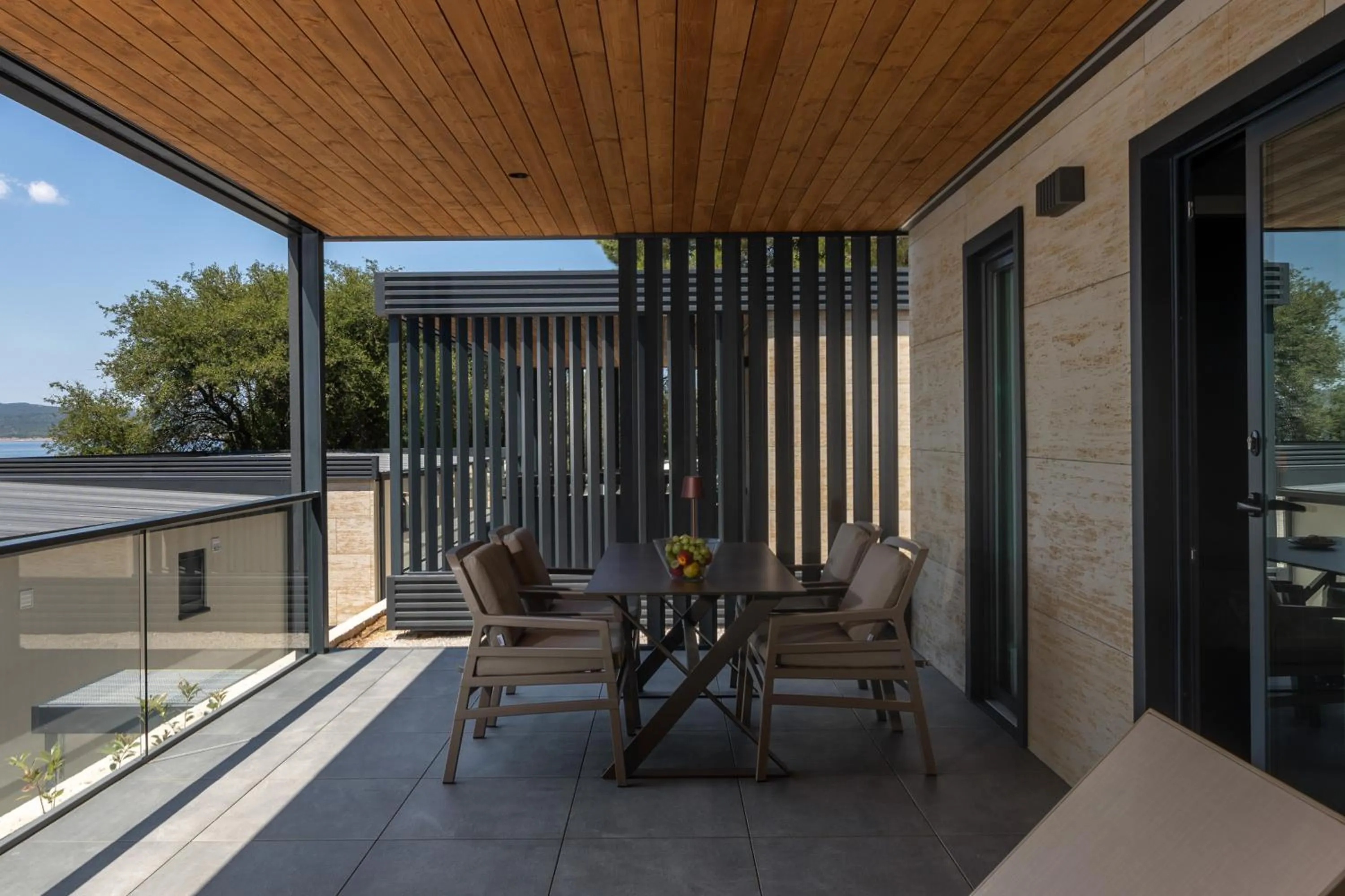Balcony/Terrace in Adrialux Camping Mobile Homes