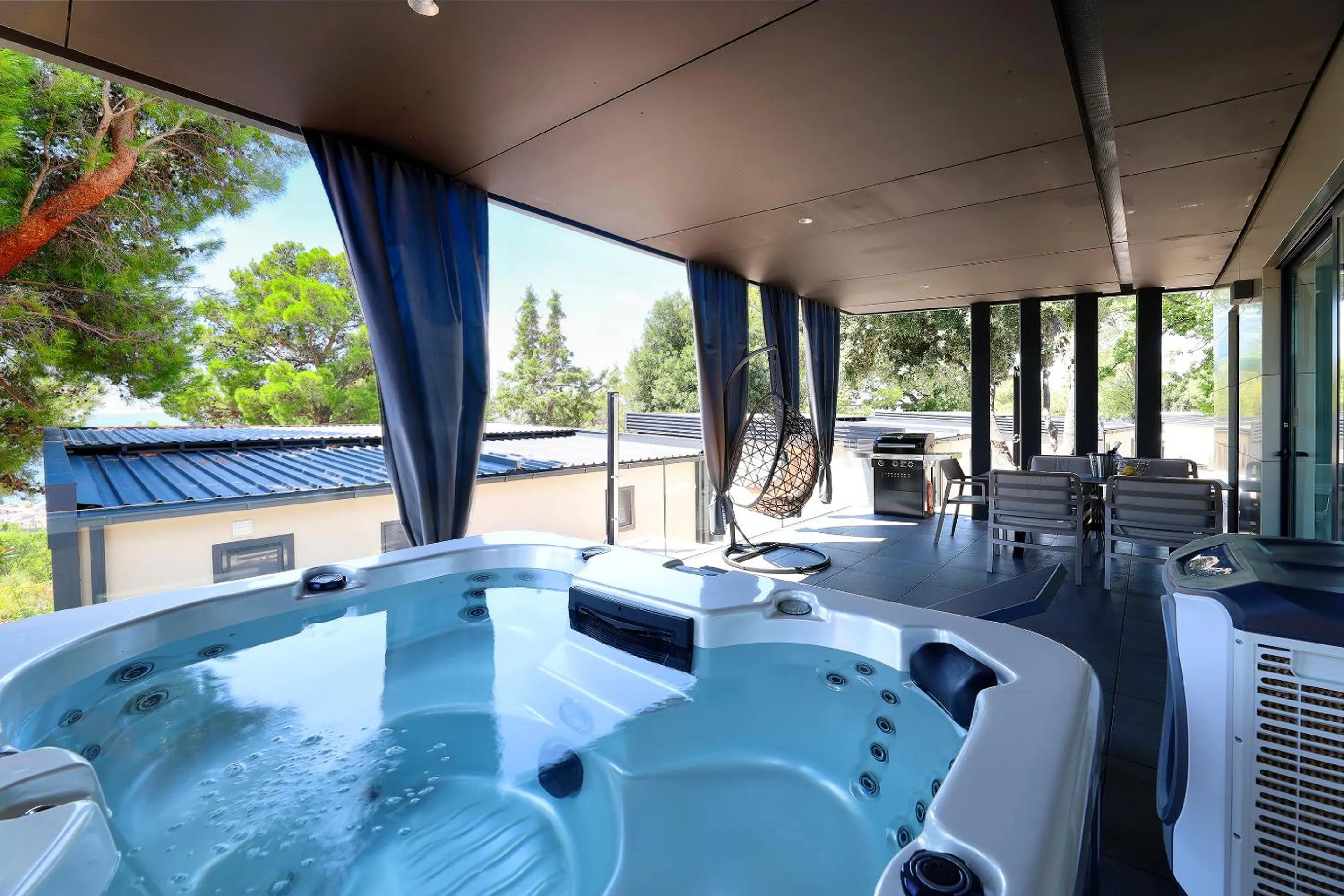 Balcony/Terrace in Adrialux Camping Mobile Homes