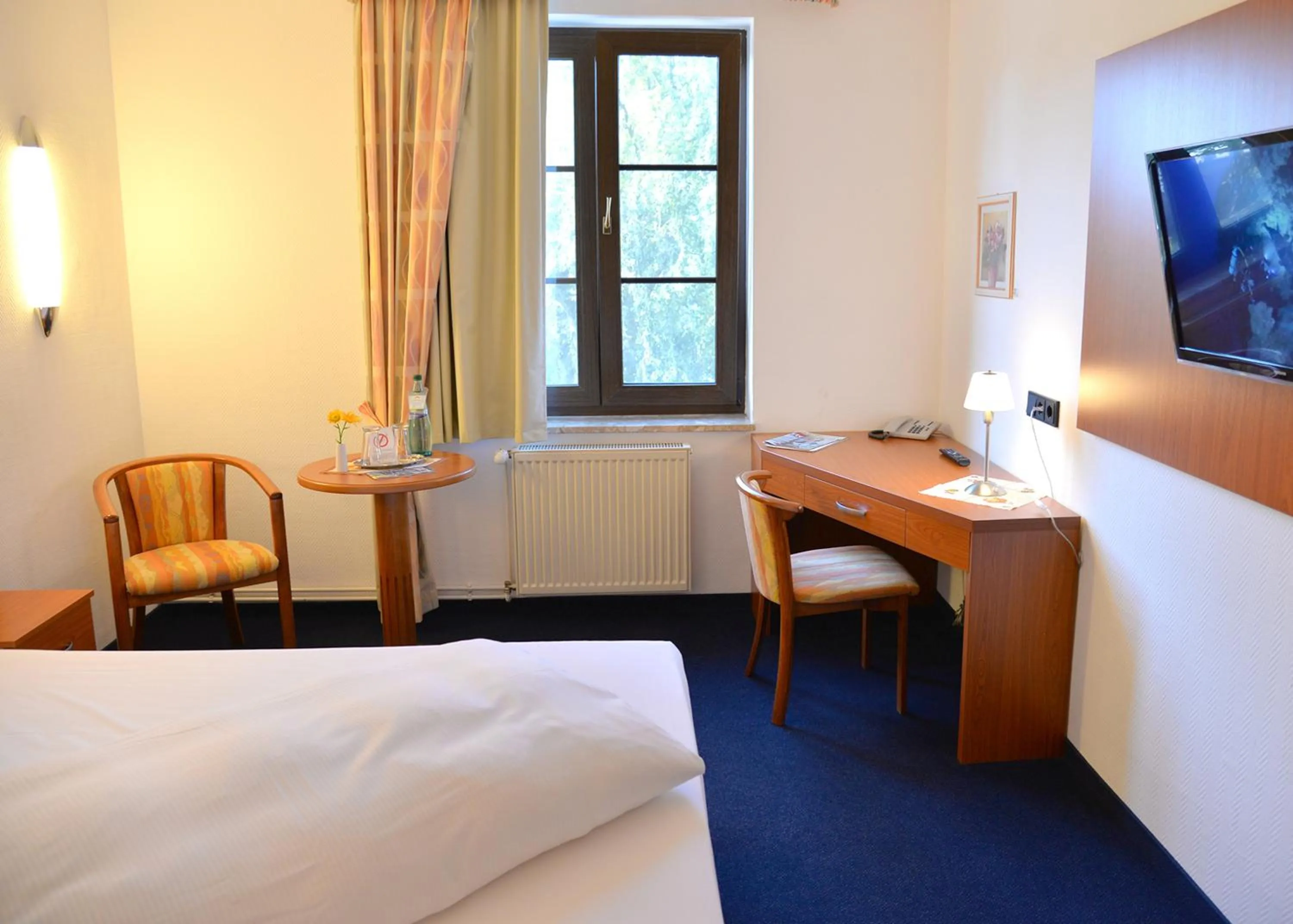 Bed in Hotel Spreewaldeck