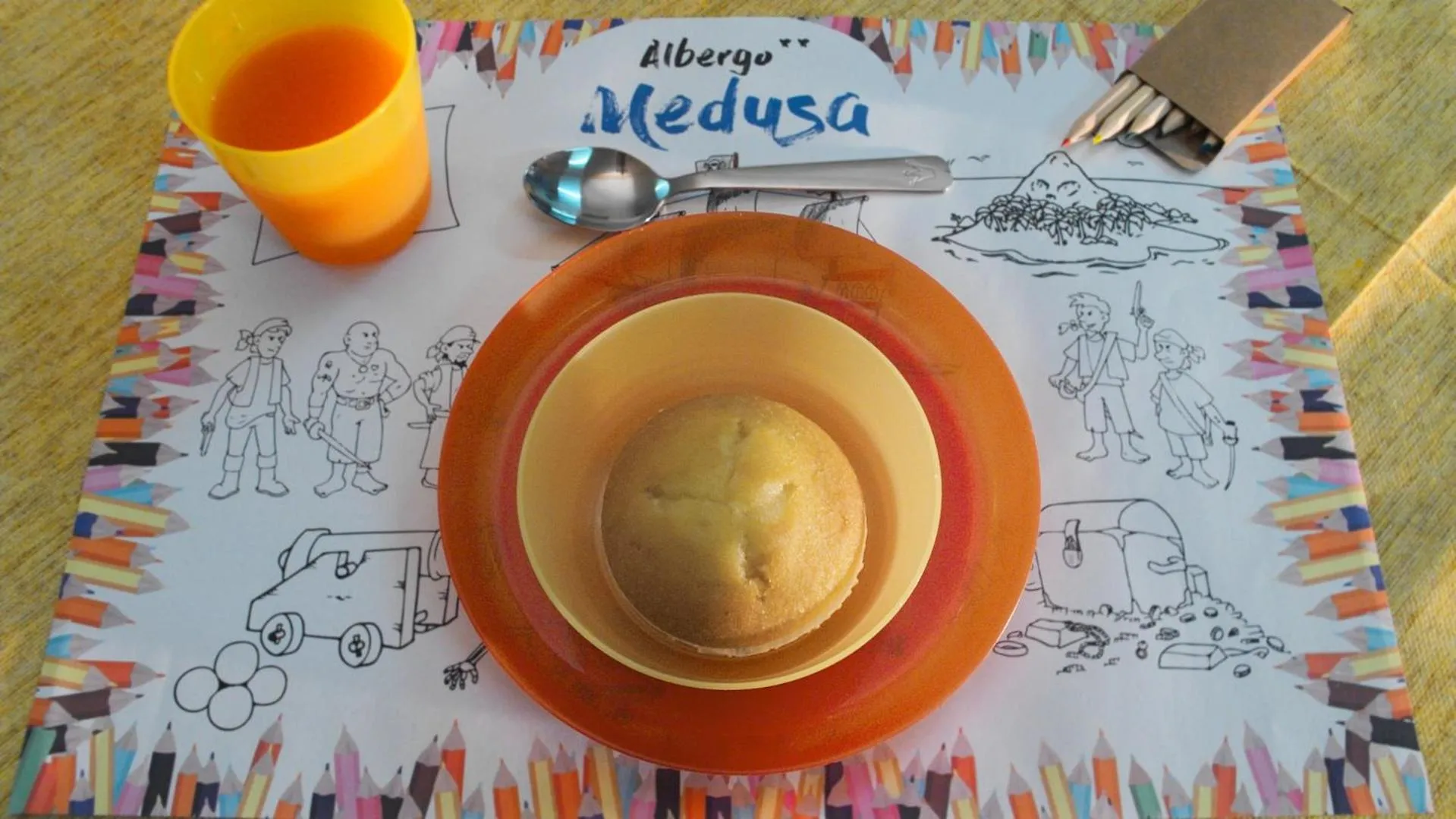 Food and drinks in Albergo Medusa