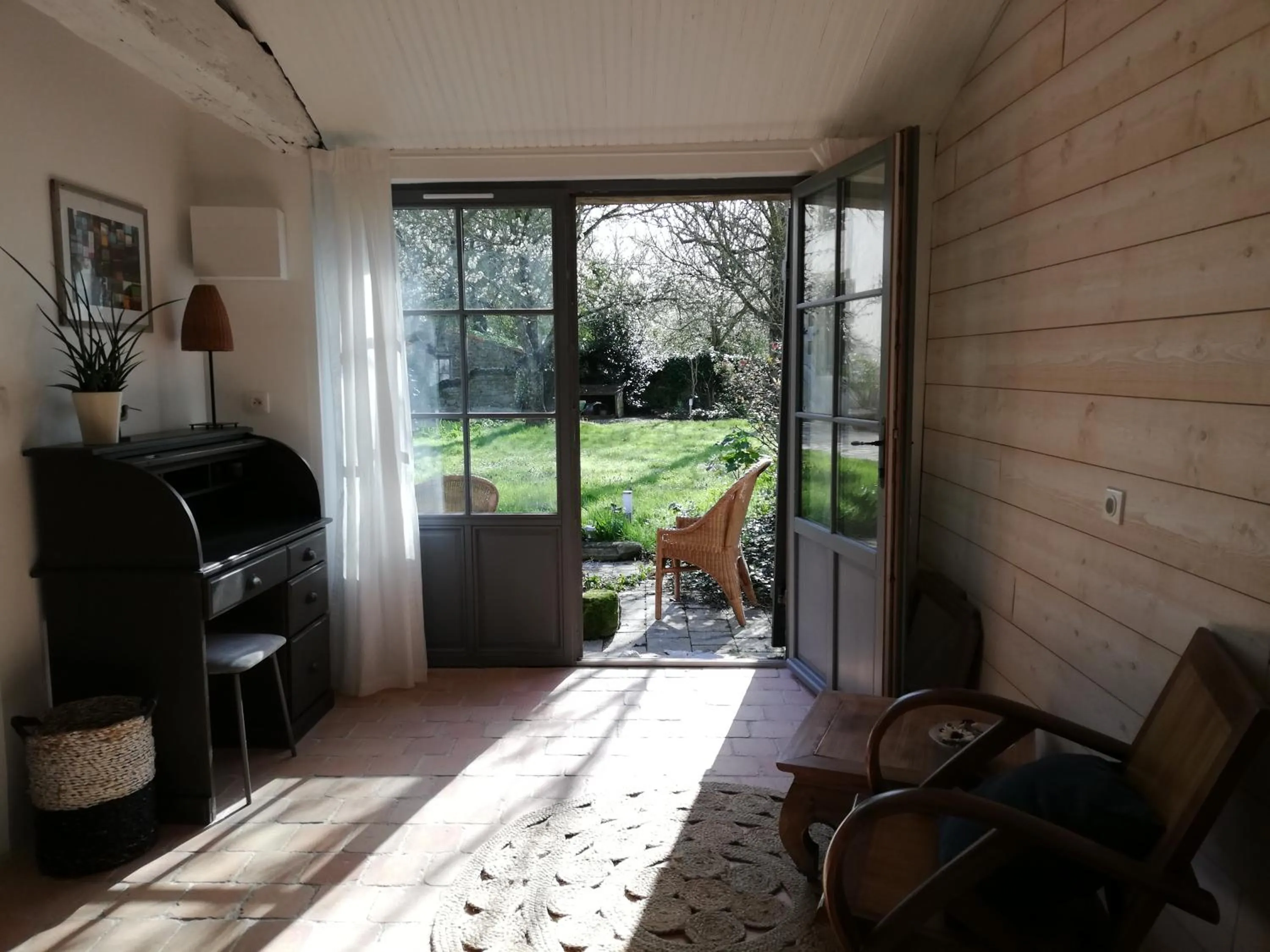 Seating area in Au Logis de la Mongie