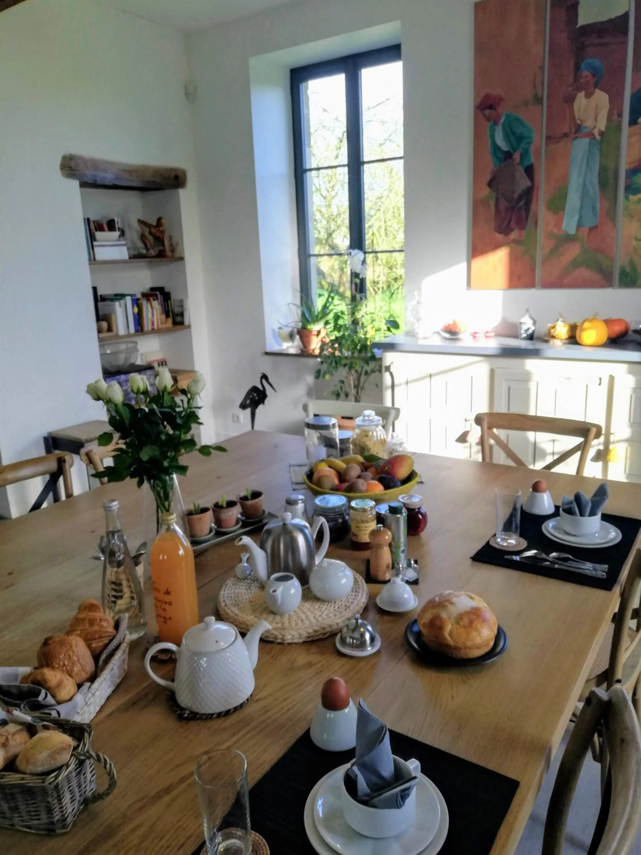 Dining area in Au Logis de la Mongie