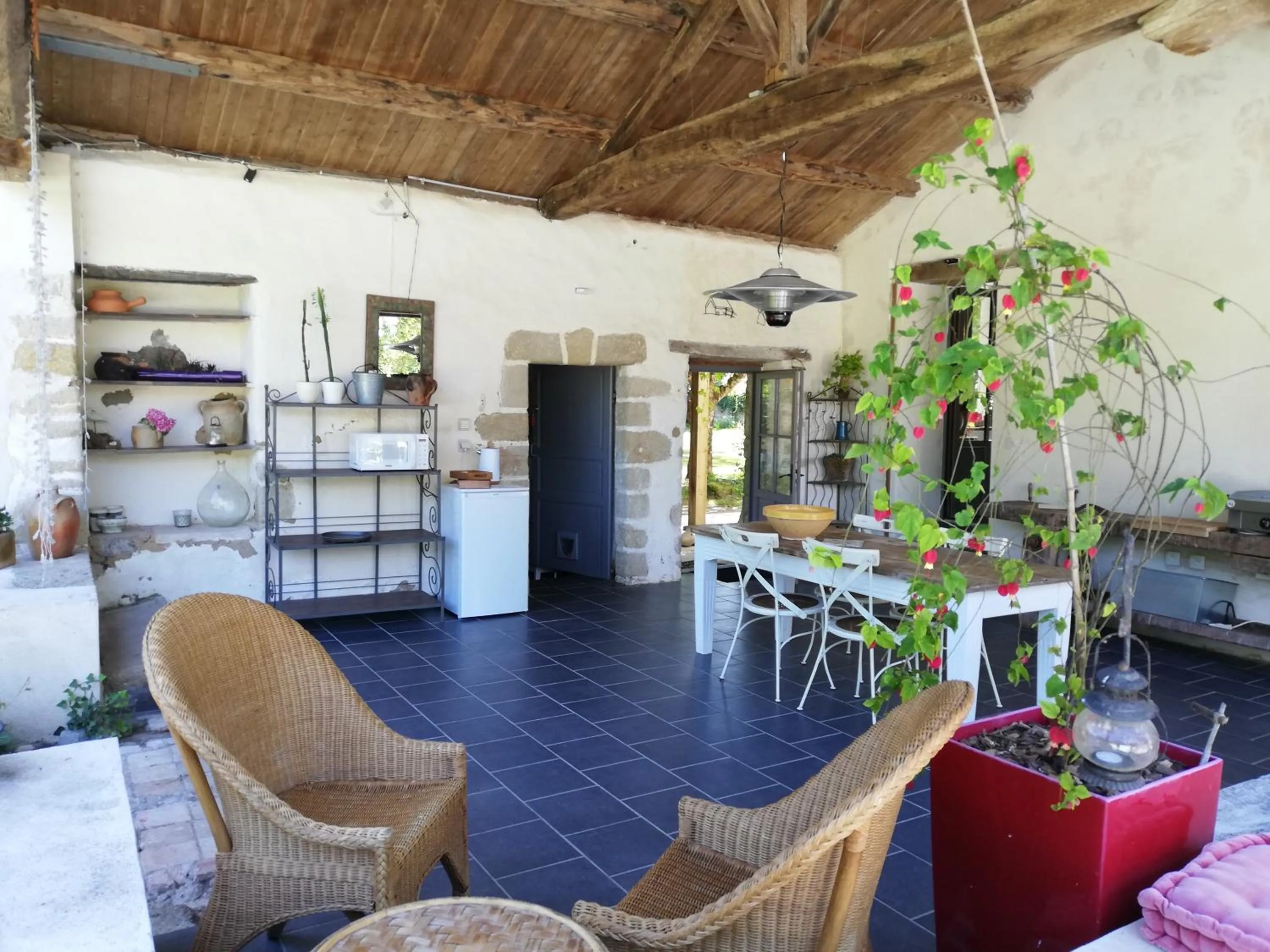 Seating area in Au Logis de la Mongie
