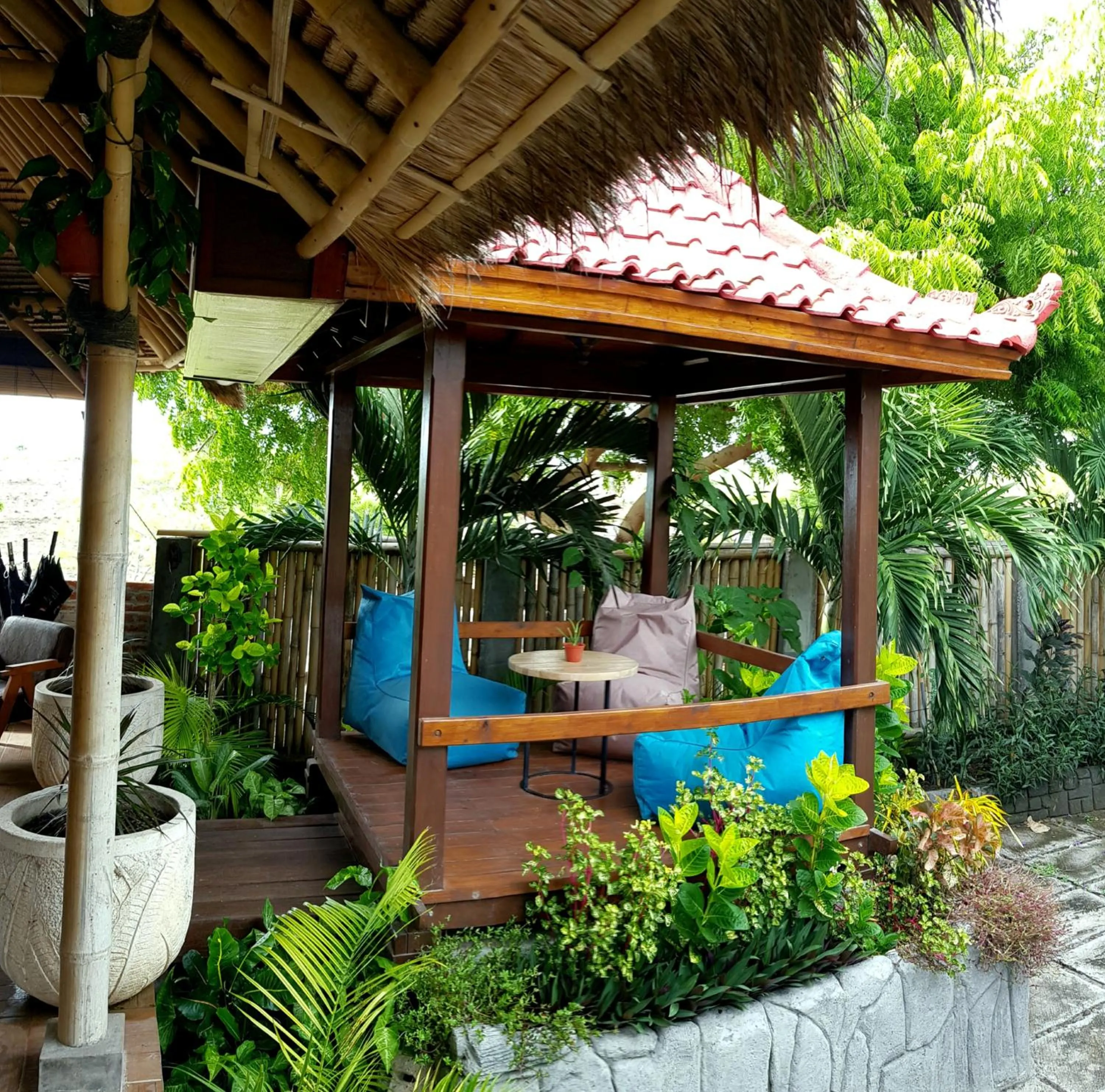 Property building in Ombak Resort at Ekas , a luxury surf and kite destination, Close to Inside Ekas beach