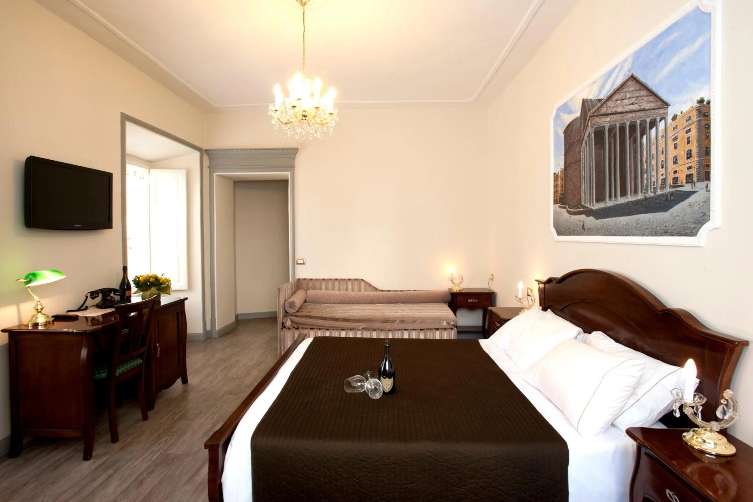 Bedroom, Bed in Sleep In Rome Ludovisi