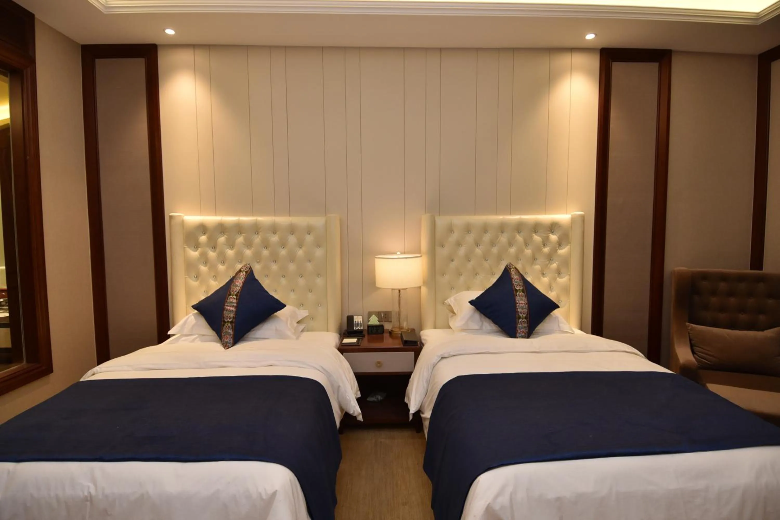 Bedroom, Bed in Taizhou Haiyan Jinling International Hotel