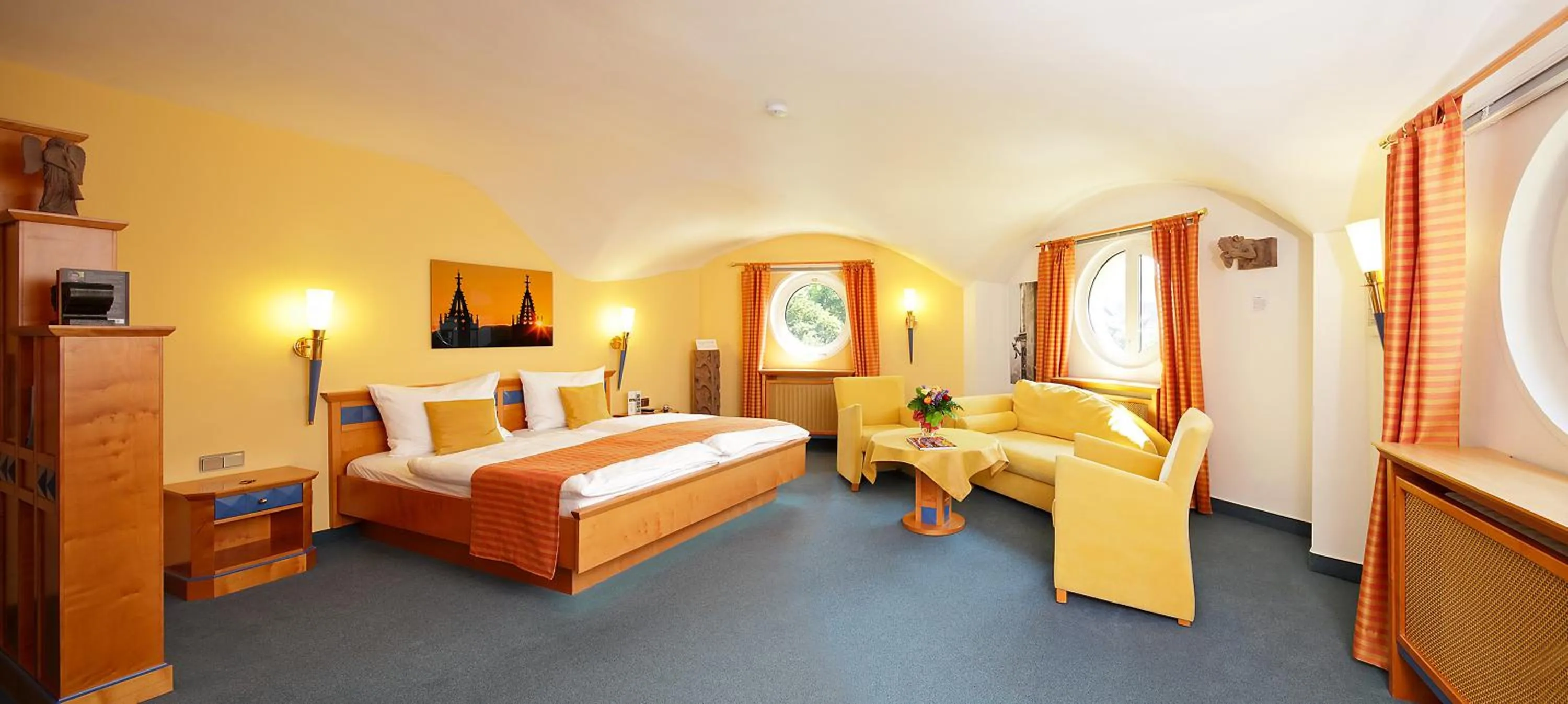 Bed in Park Hotel Post