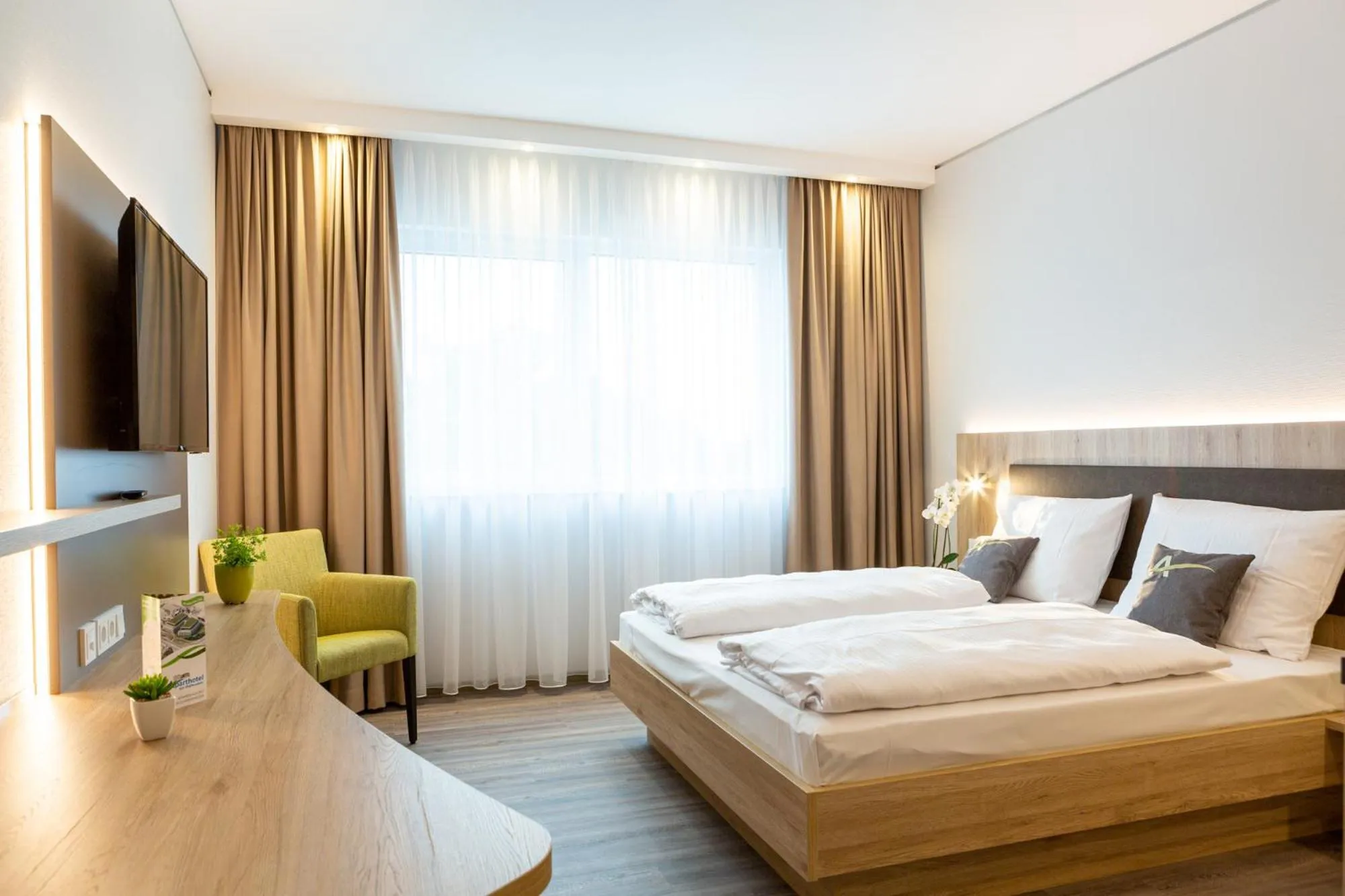 Bed in Aparthotel Am Pfaffenstein