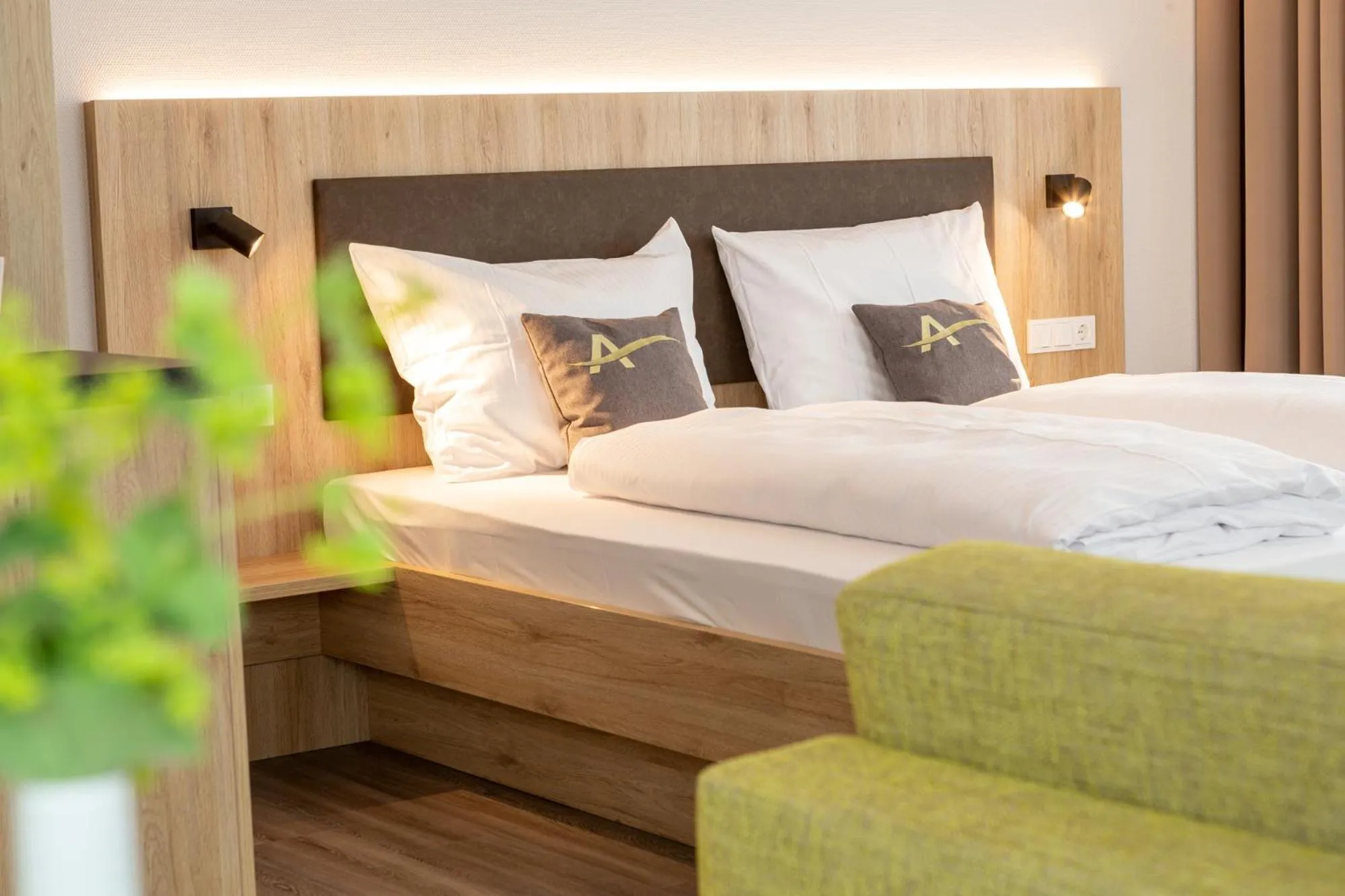 Bed in Aparthotel Am Pfaffenstein