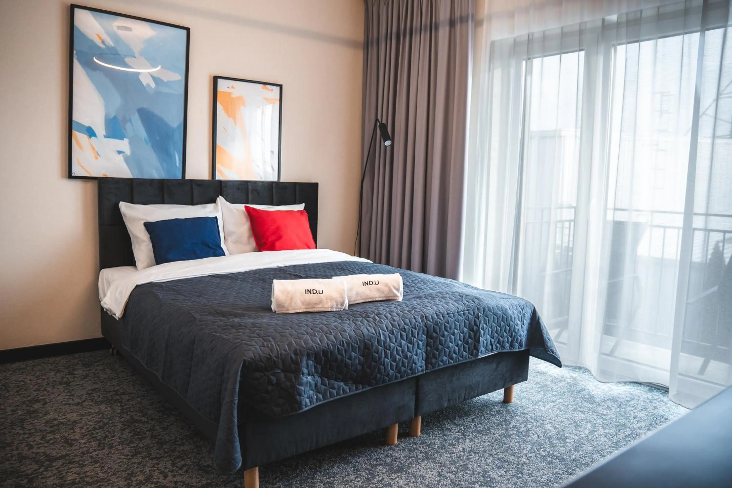 Bed in IND.U Apartamenty