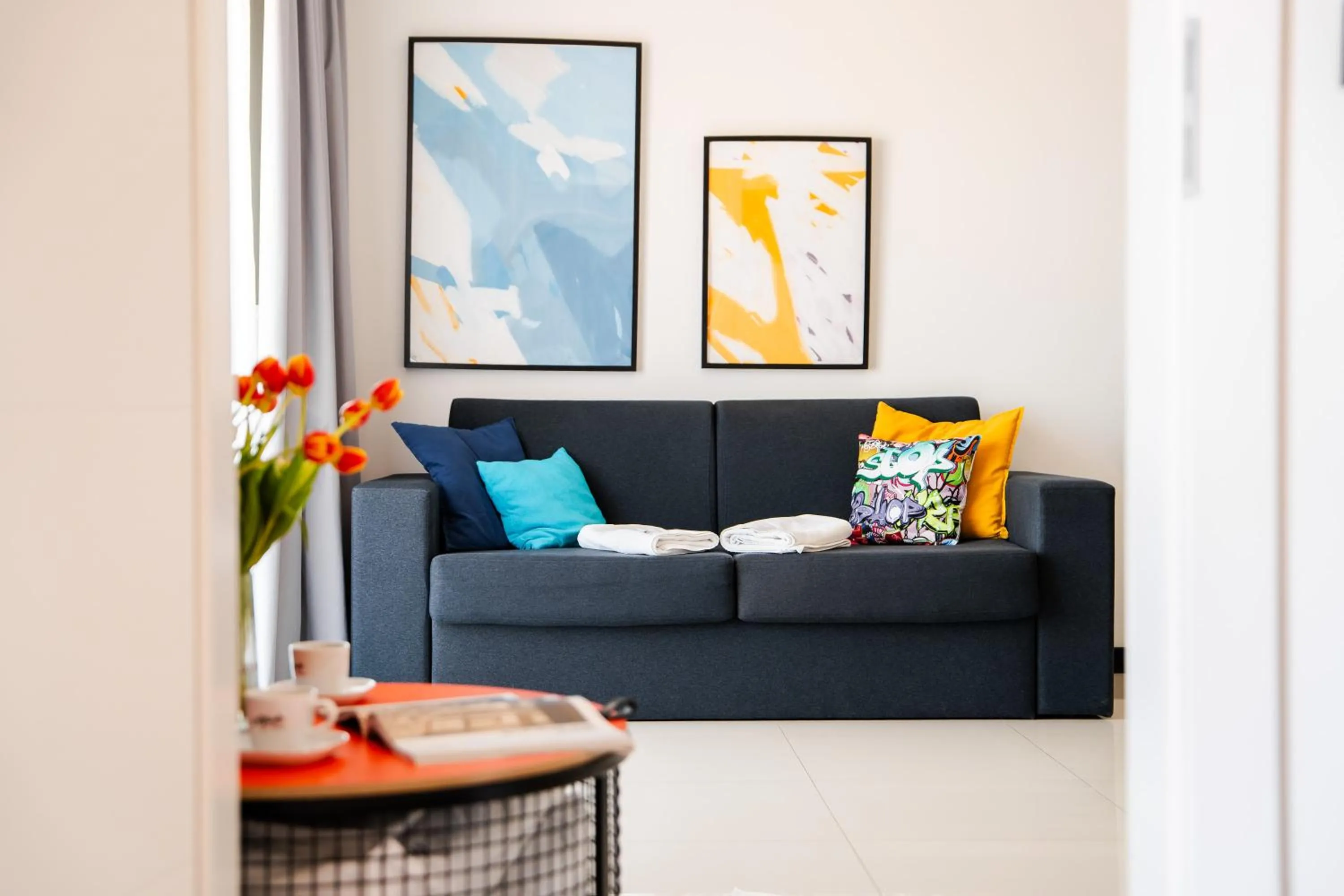Living room in IND.U Apartamenty