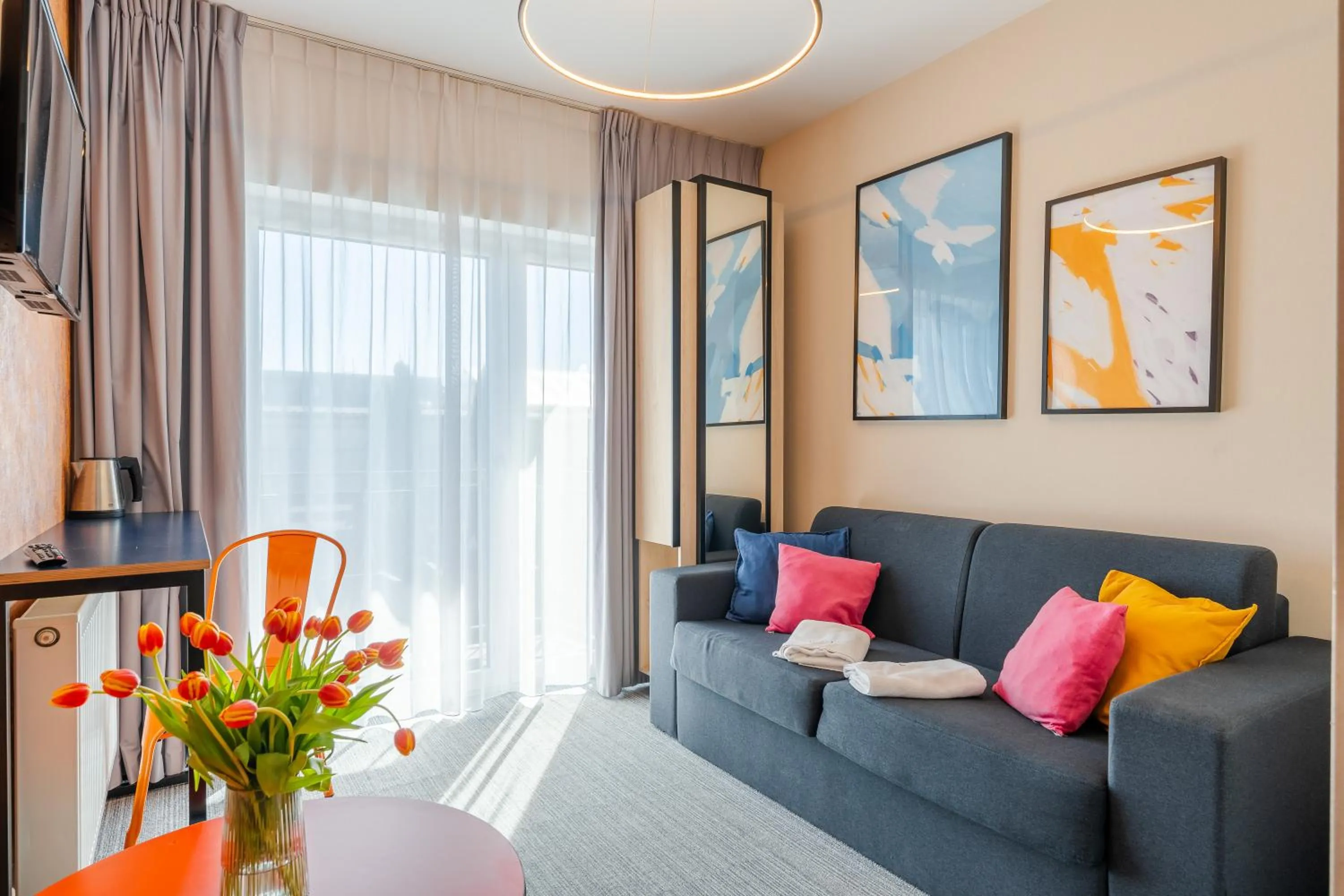 Bed in IND.U Apartamenty