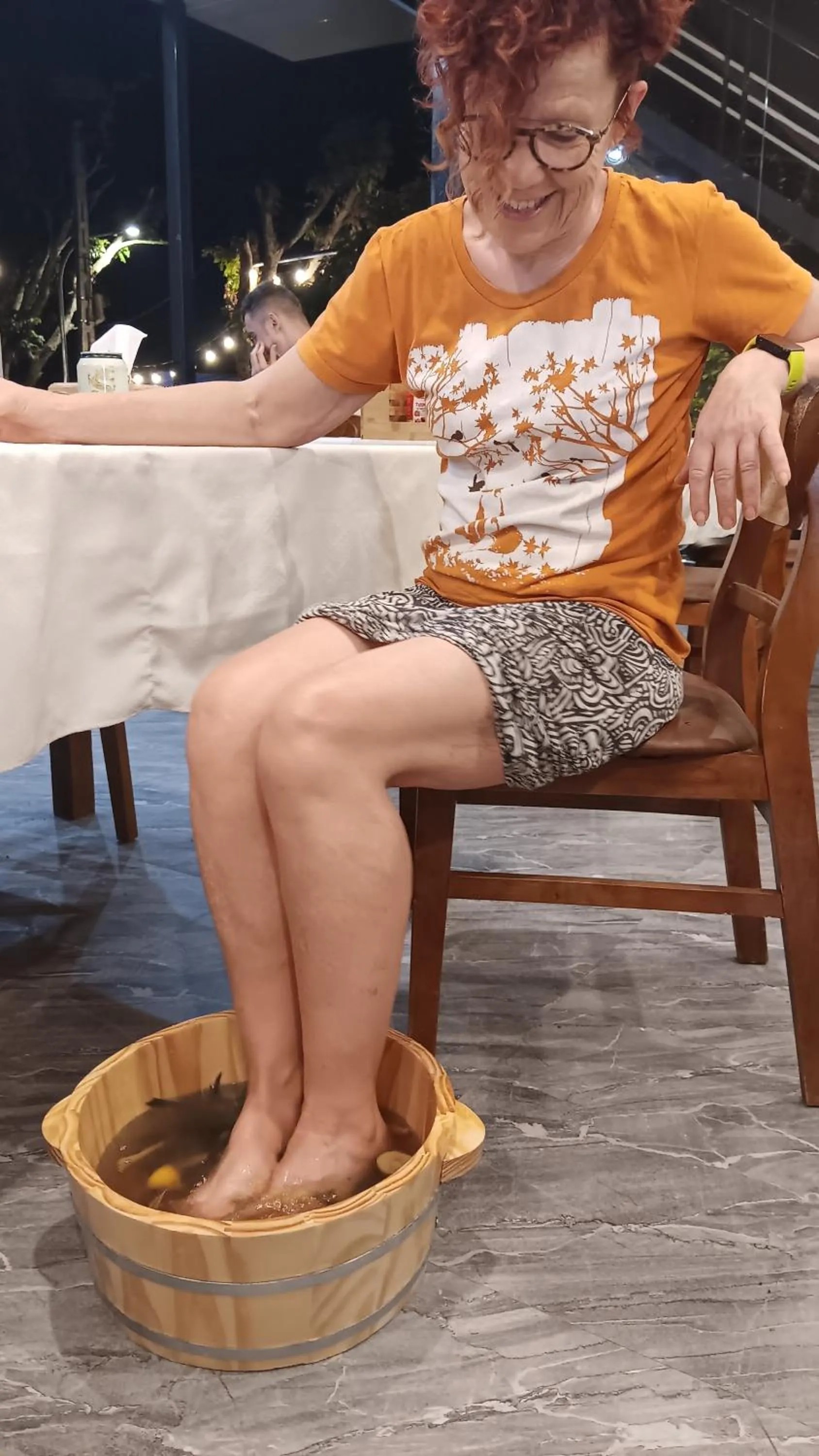 group of guests in Tran Chau Garden Home