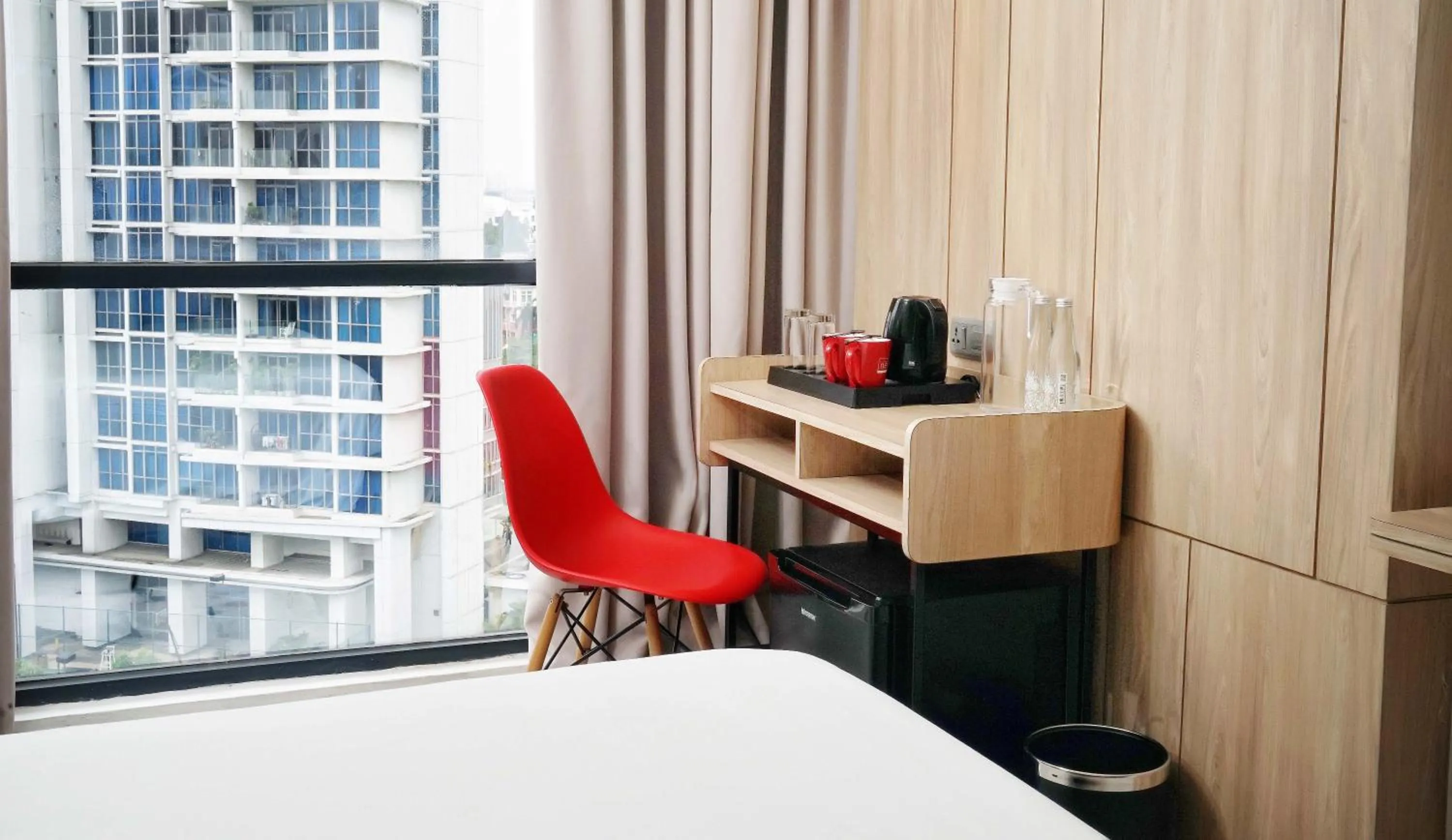 Bedroom, Bed in Neo Hotel Puri Indah