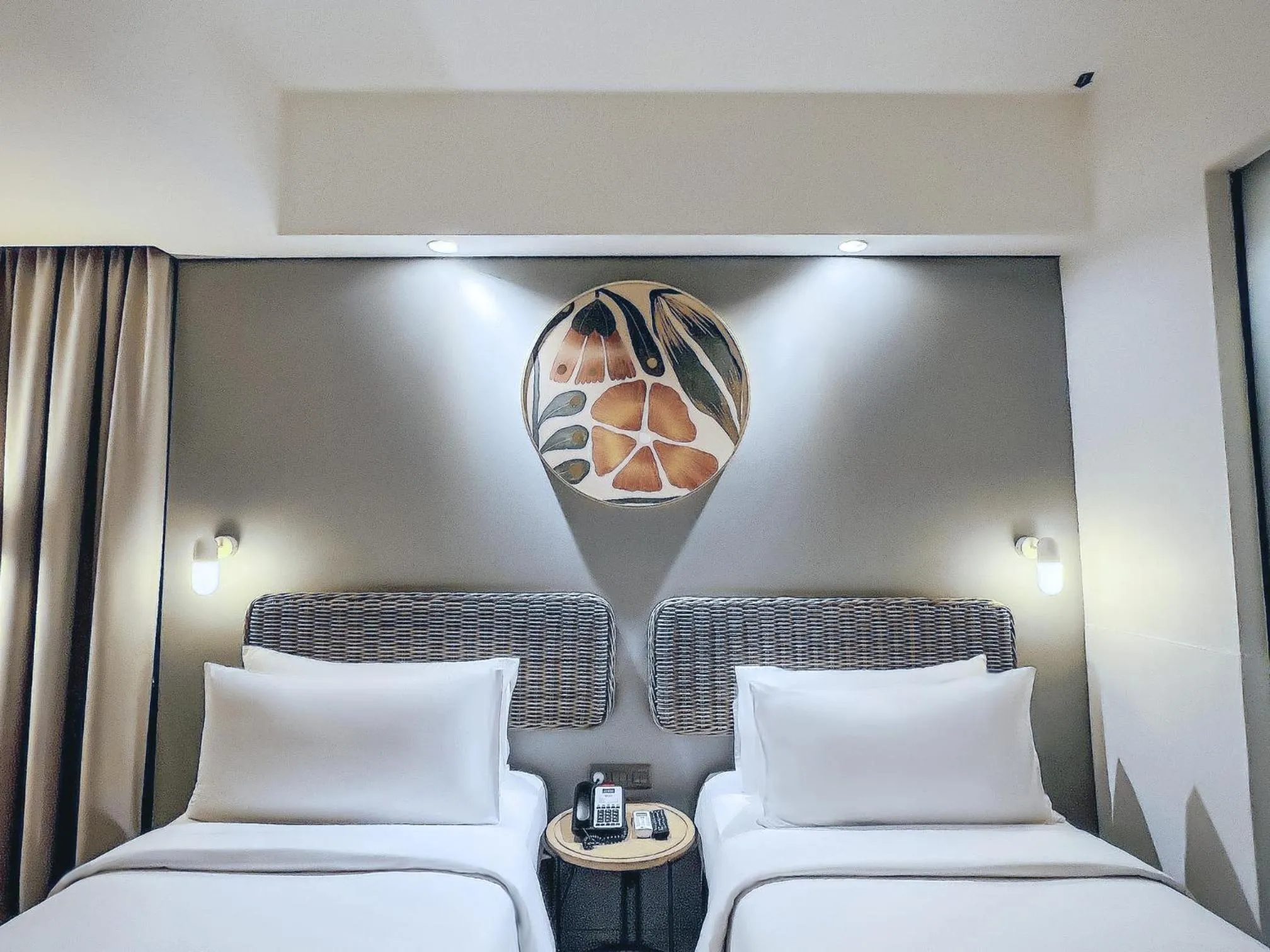 Bedroom, Bed in Neo Hotel Puri Indah