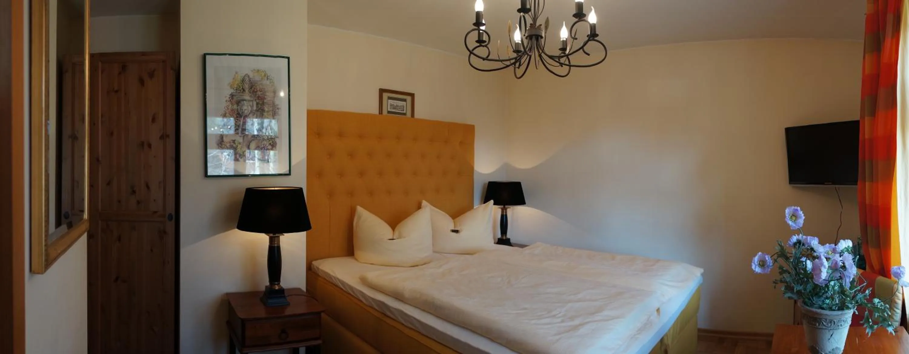 Bed in Hotel Villa Herzog