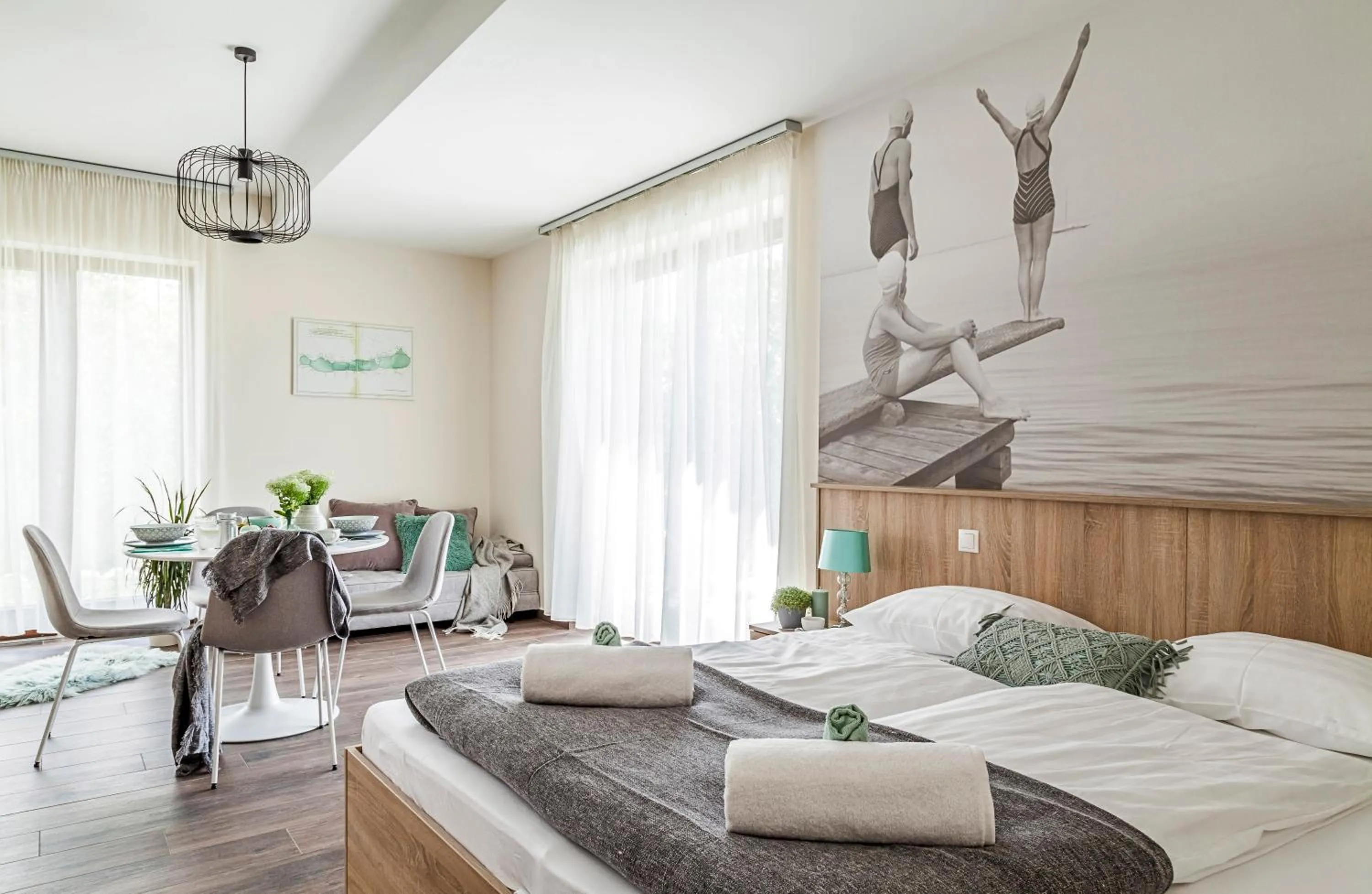 Bed in Pilger Apartments