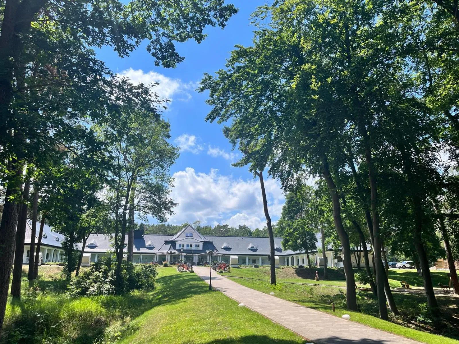 Garden view in Hotel Residenz WALDOASE