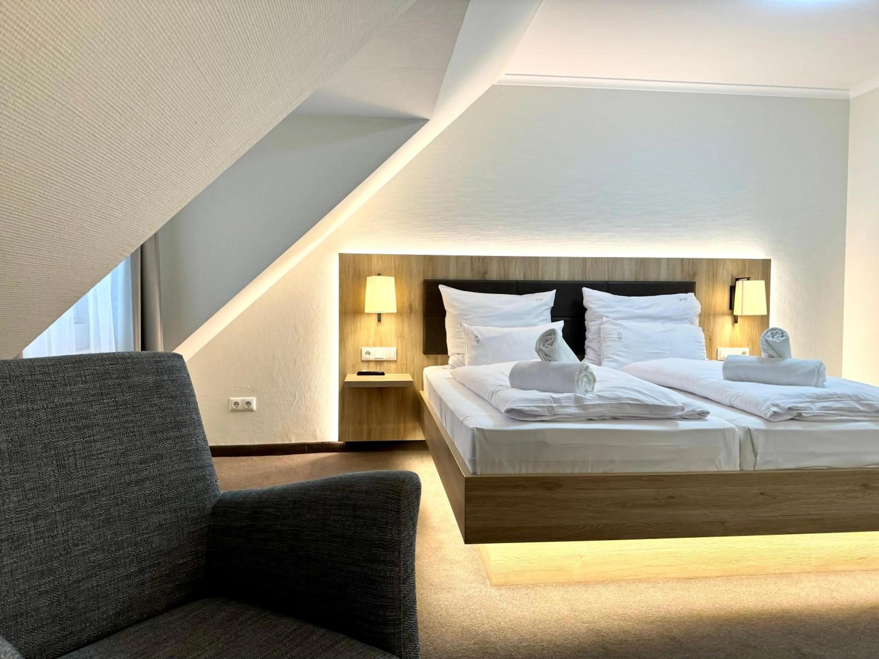 Bed in Hotel Residenz WALDOASE