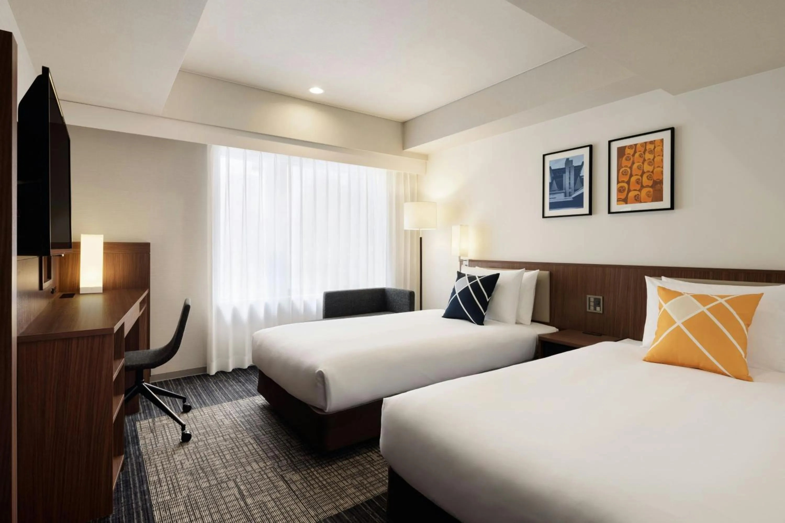 Photo of the whole room, Bed in Four Points Flex by Sheraton Kyoto Oike