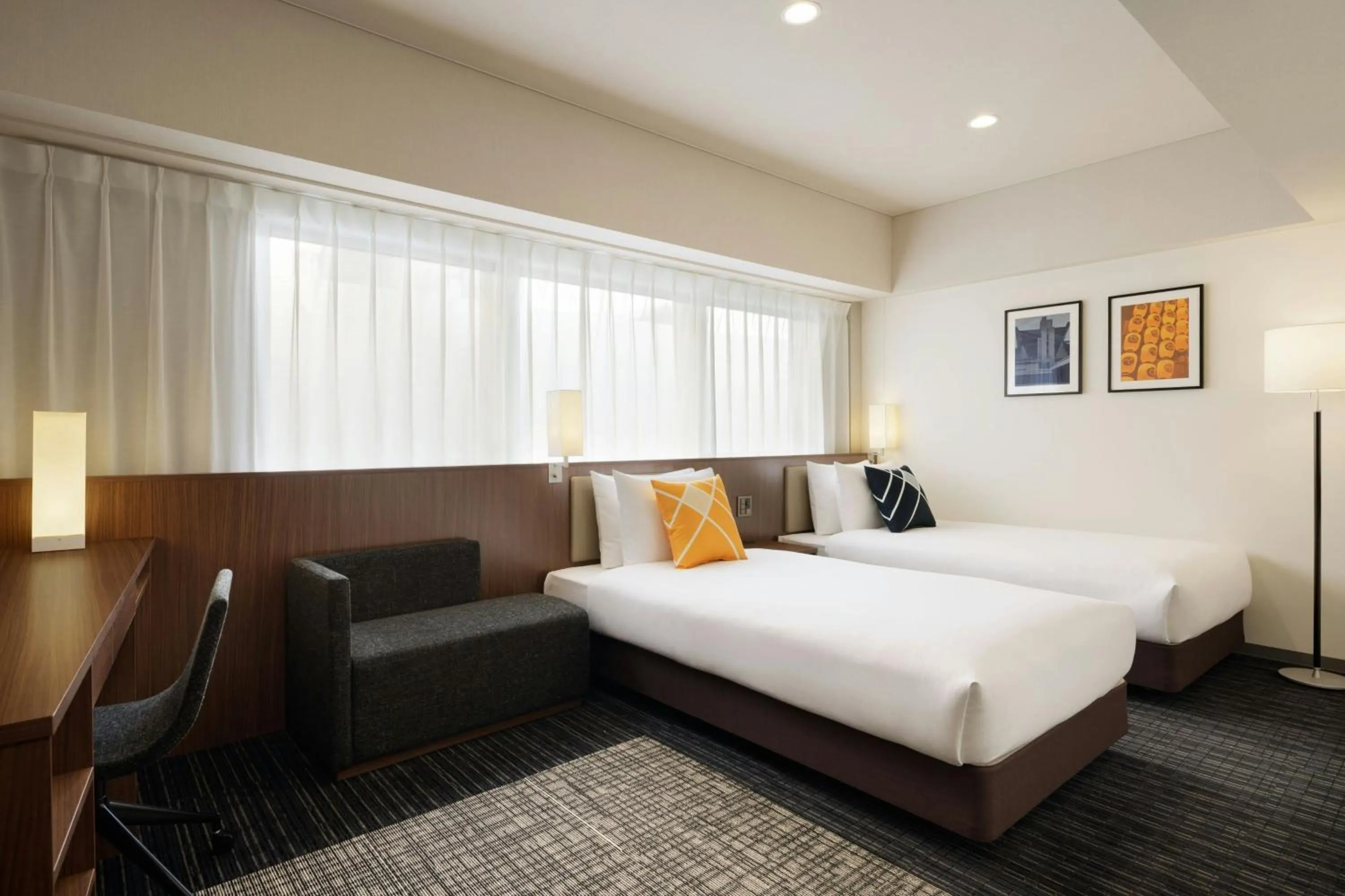 Photo of the whole room, Bed in Four Points Flex by Sheraton Kyoto Oike